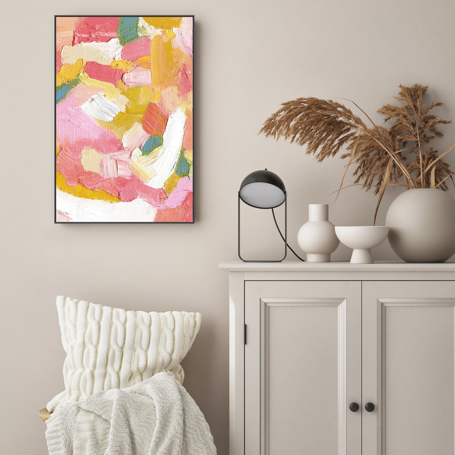 wall-art-print-canvas-poster-framed-Pastel Drift, Style A-9