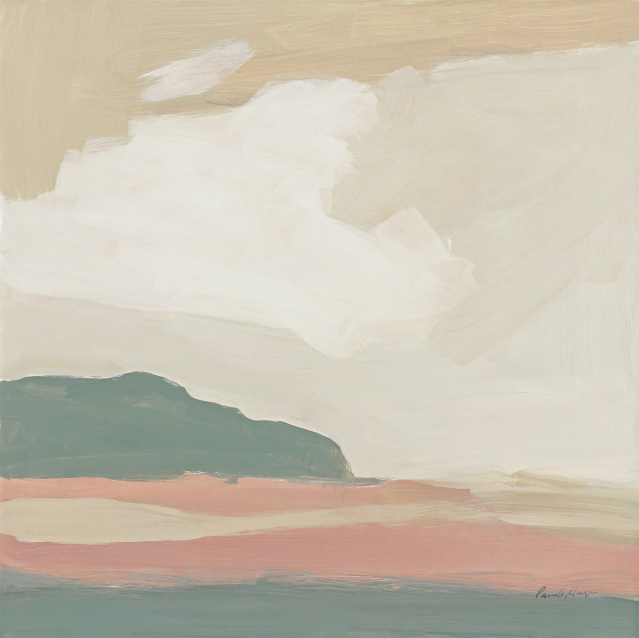 wall-art-print-canvas-poster-framed-Pastel Landscape , By Pamela Munger-1