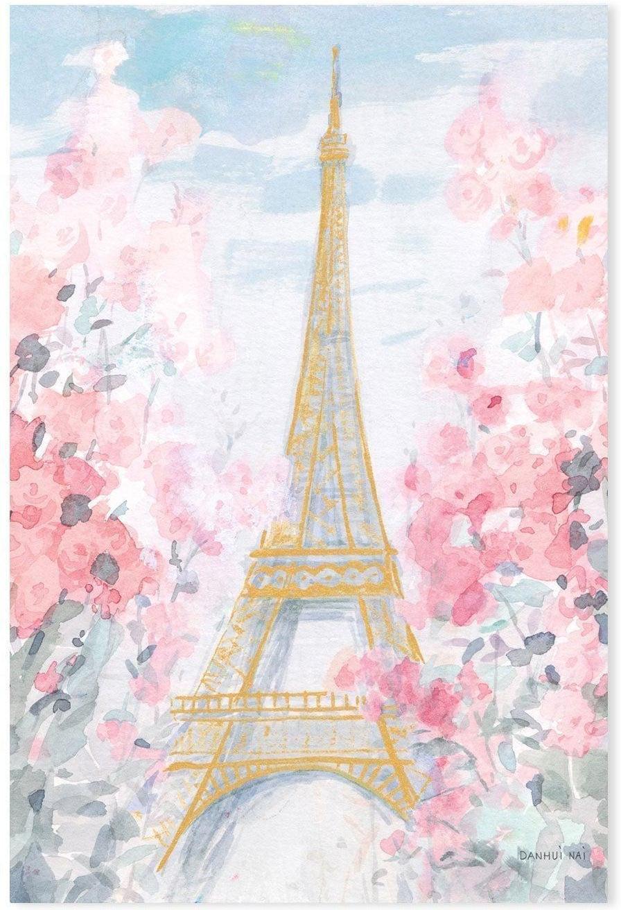 wall-art-print-canvas-poster-framed-Pastel Paris, Style D-by-Danhui Nai-Gioia Wall Art