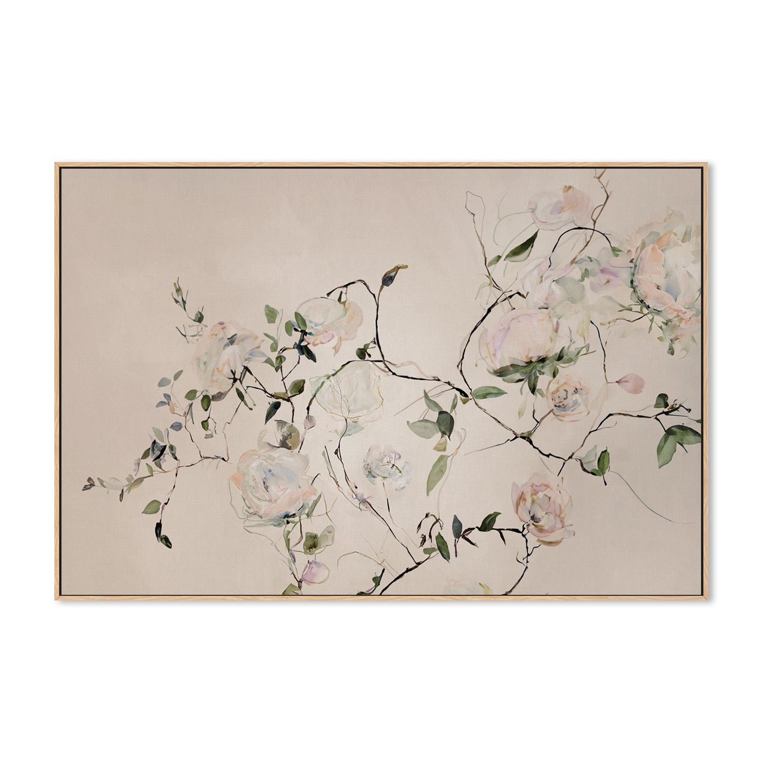 wall-art-print-canvas-poster-framed-Pastel Vine , By Dear Musketeer Studio-4