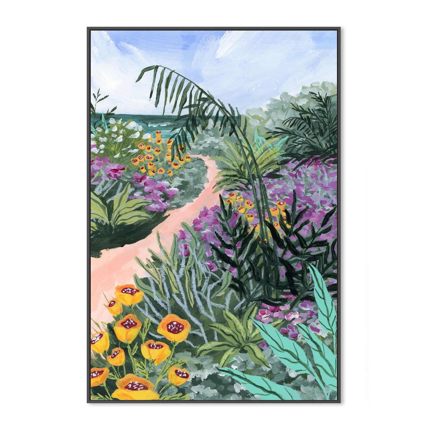 wall-art-print-canvas-poster-framed-Path to the Pacific, Style B-3