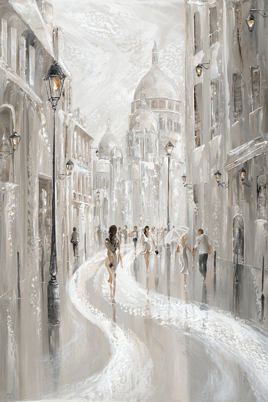 wall-art-print-canvas-poster-framed-Path To The Sacré-Coeur , By Isabella Karolewicz-1