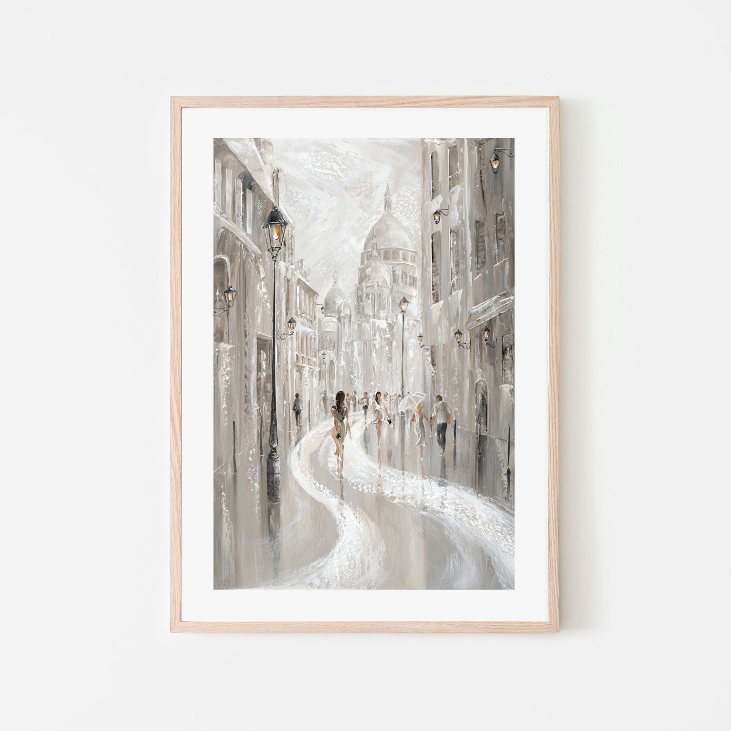 wall-art-print-canvas-poster-framed-Path To The Sacré-Coeur , By Isabella Karolewicz-6