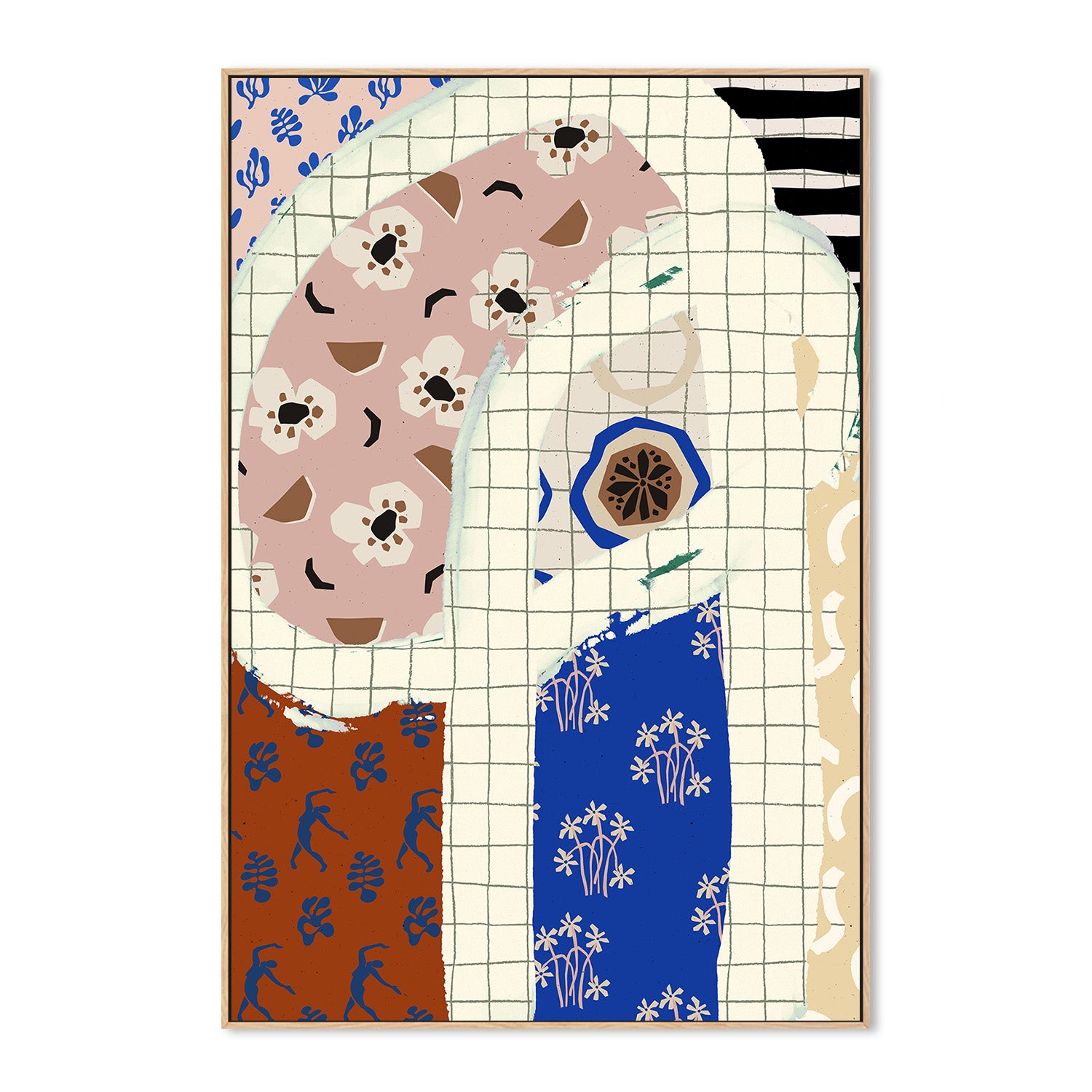 wall-art-print-canvas-poster-framed-Pattern Play, Style A-4