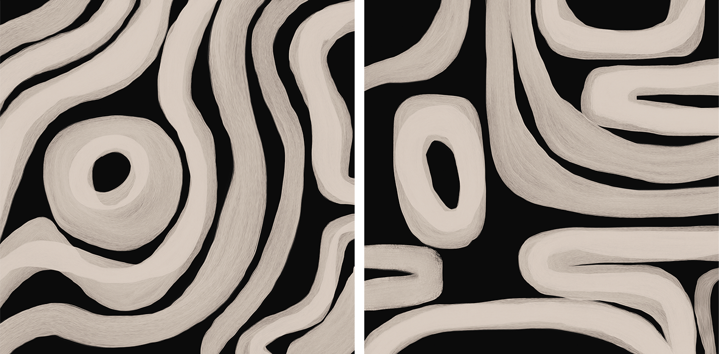 wall-art-print-canvas-poster-framed-Patterns Of Movement, Style A & B, Set Of 2 , By Rohan Sharma-10