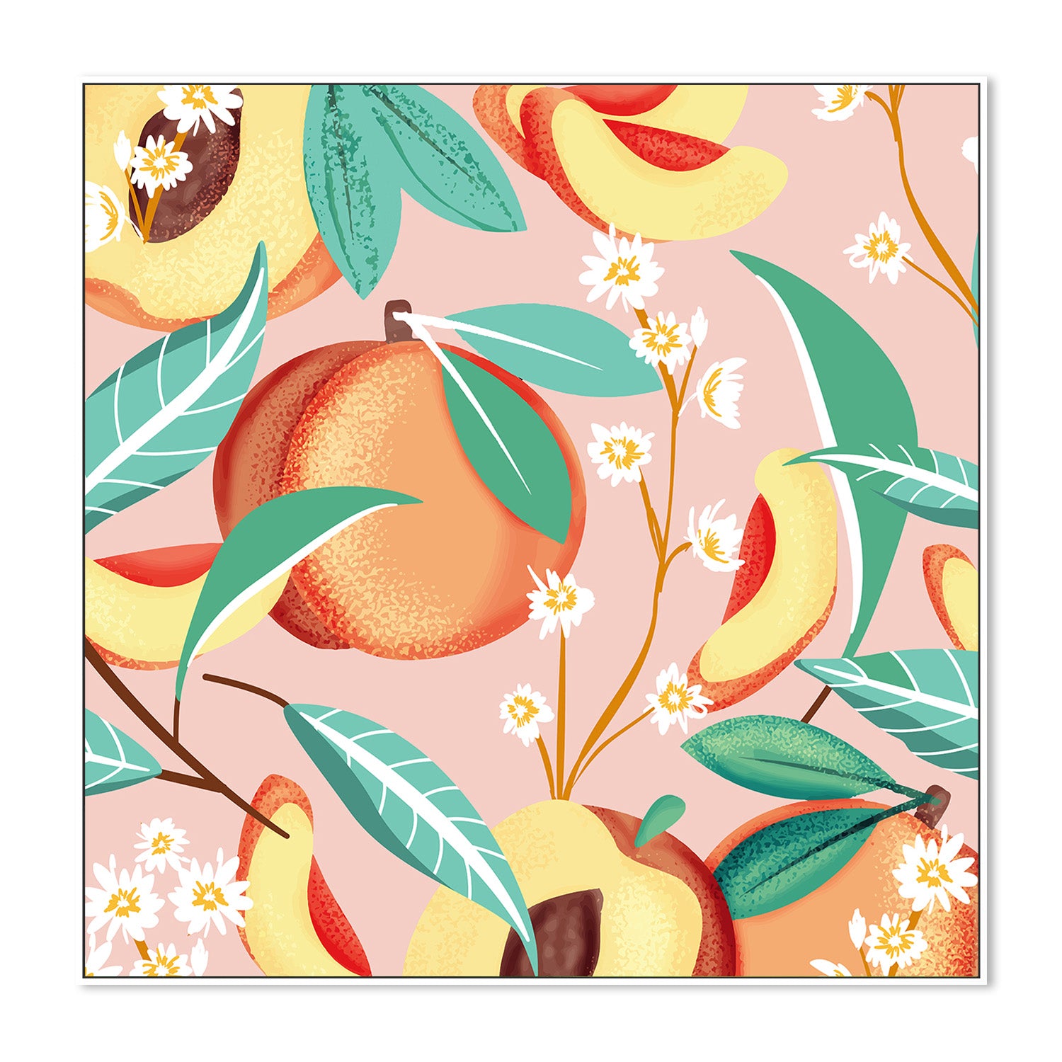 wall-art-print-canvas-poster-framed-Peach Season-5