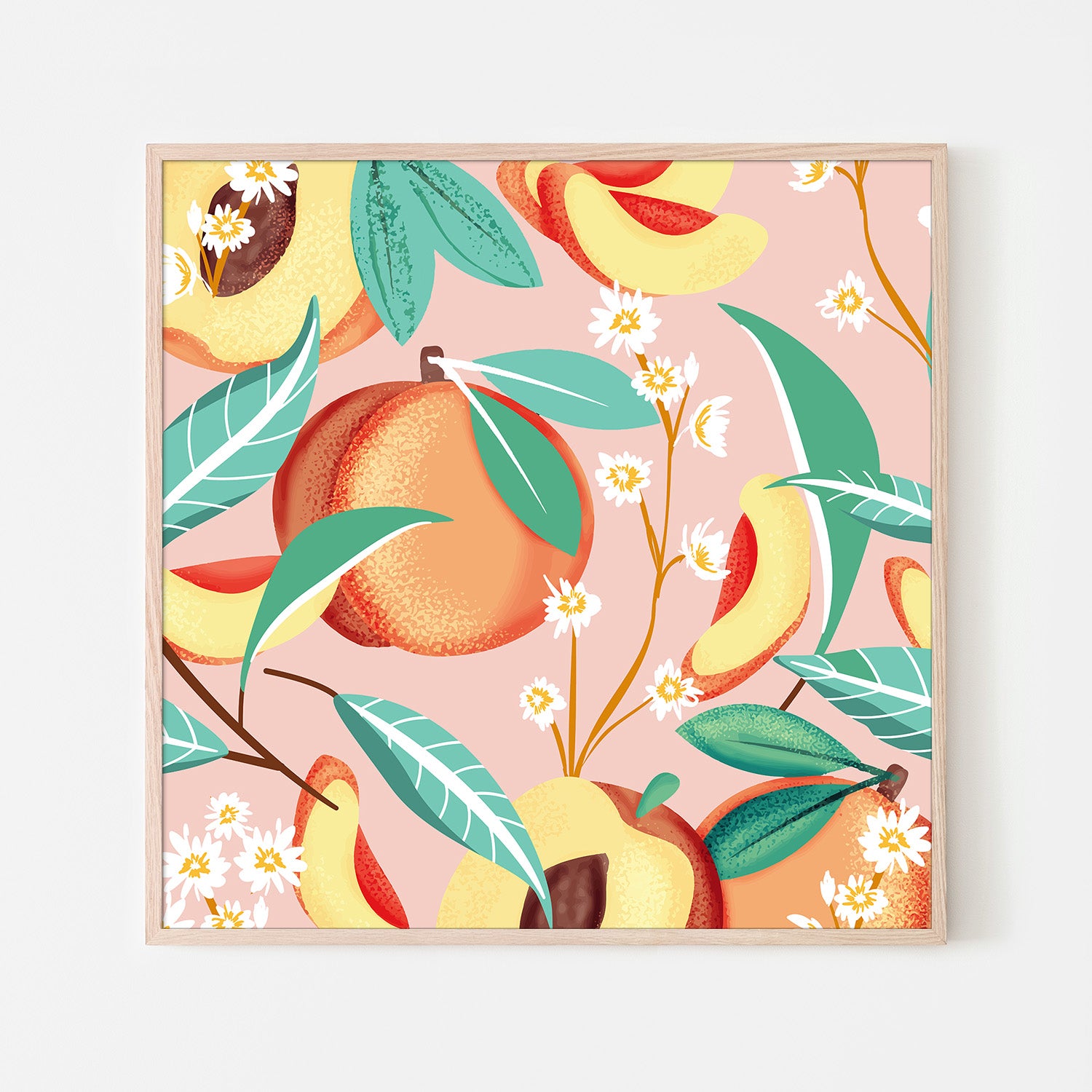 wall-art-print-canvas-poster-framed-Peach Season-6