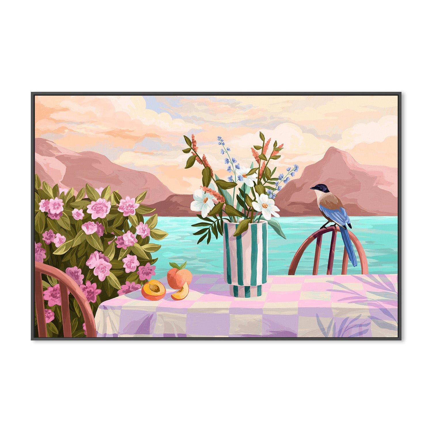 wall-art-print-canvas-poster-framed-Peachy Evenings-3