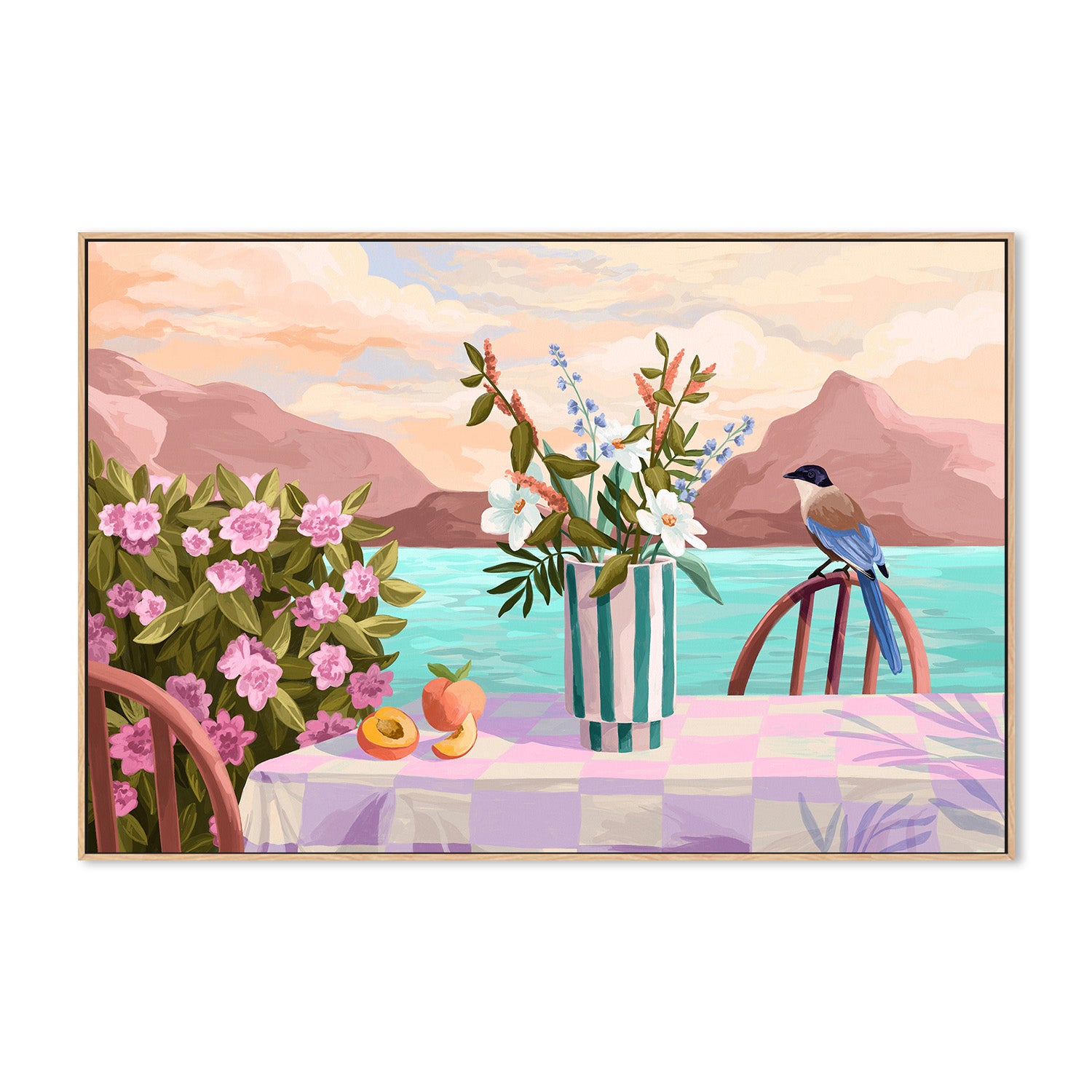 wall-art-print-canvas-poster-framed-Peachy Evenings-4