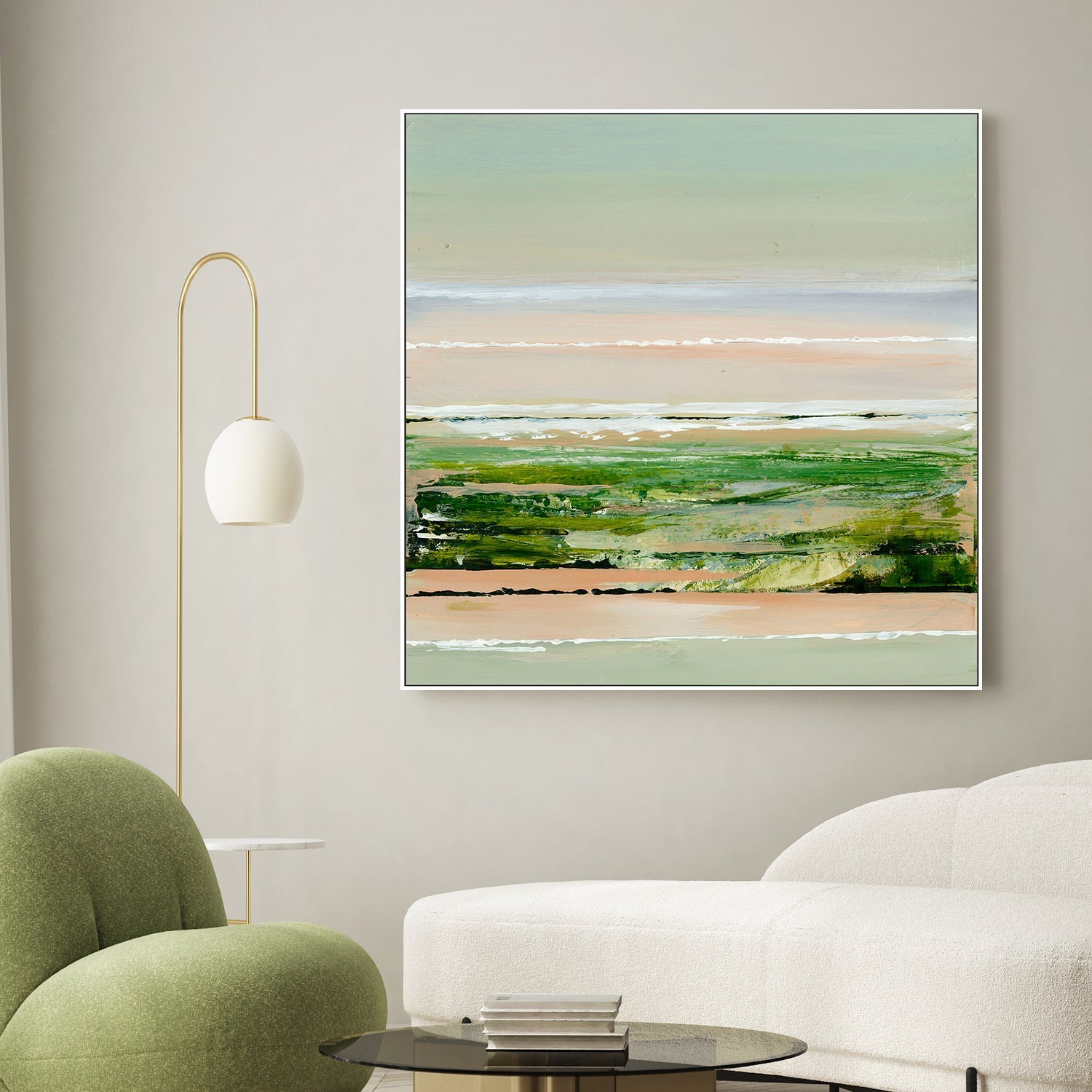 wall-art-print-canvas-poster-framed-Peack Green Landscape , By Amelia Aveline-2