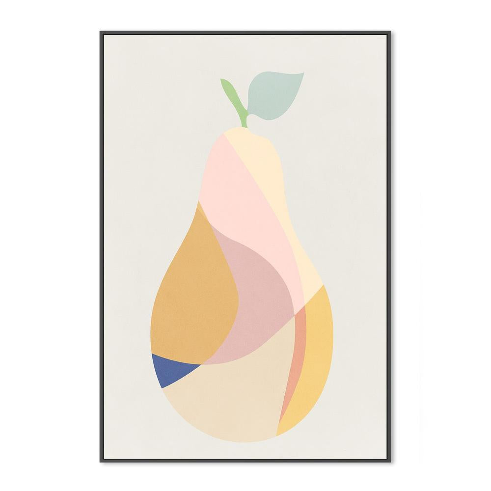 wall-art-print-canvas-poster-framed-Pear, Style B-3