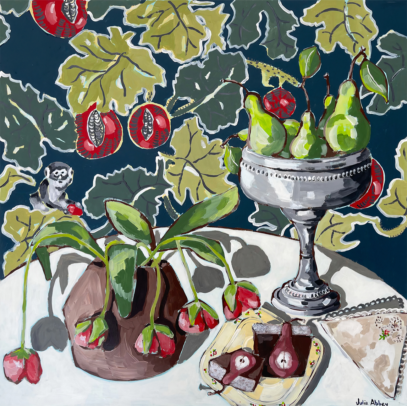 wall-art-print-canvas-poster-framed-Pears , By Julia Abbey-1