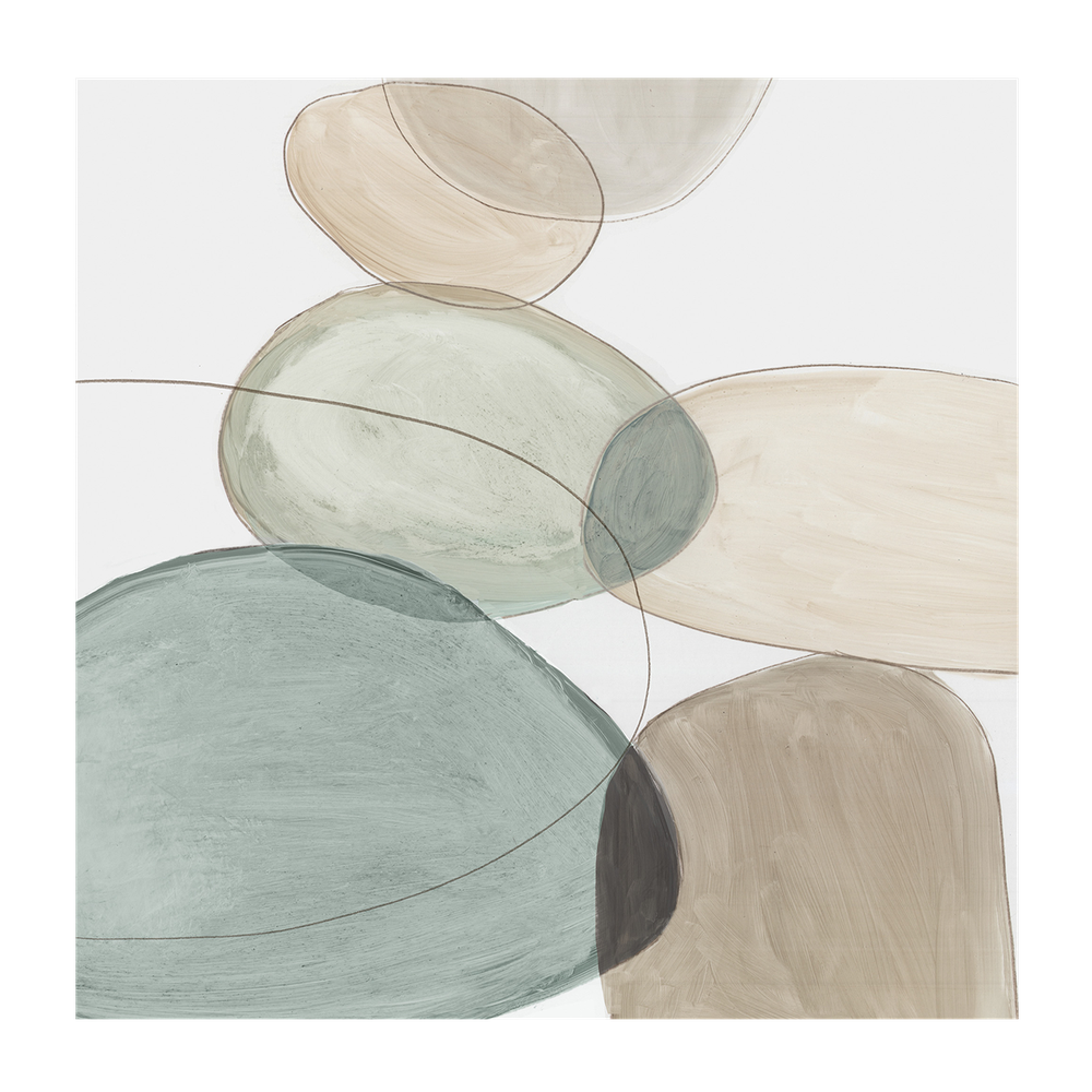 wall-art-print-canvas-poster-framed-Pebble Stones, Style A & B, Set Of 2 , By Tom Reeves-8
