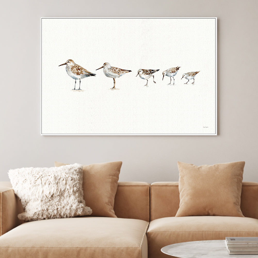 wall-art-print-canvas-poster-framed-Pebbles And Sandpipers , By Lisa Audit-GIOIA-WALL-ART