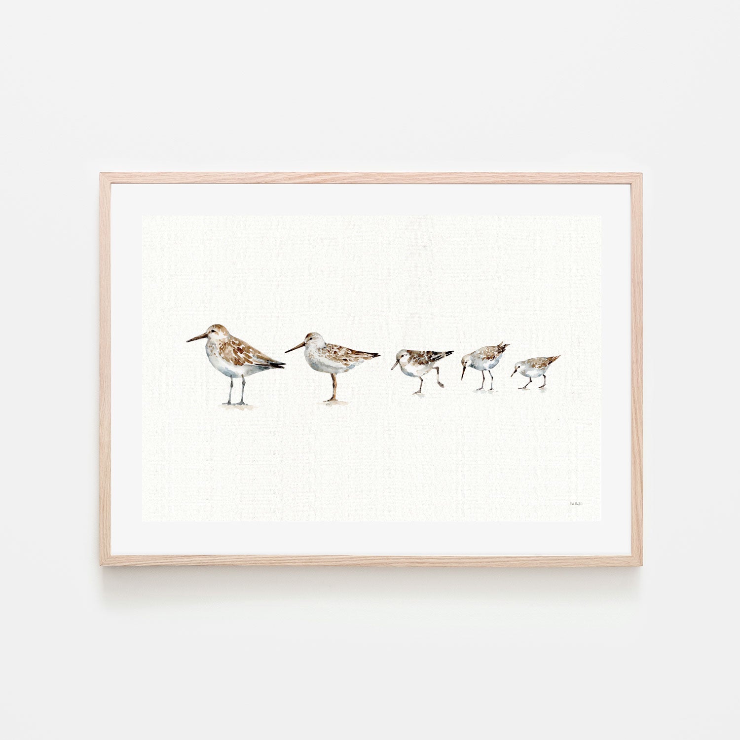 wall-art-print-canvas-poster-framed-Pebbles And Sandpipers , By Lisa Audit-GIOIA-WALL-ART