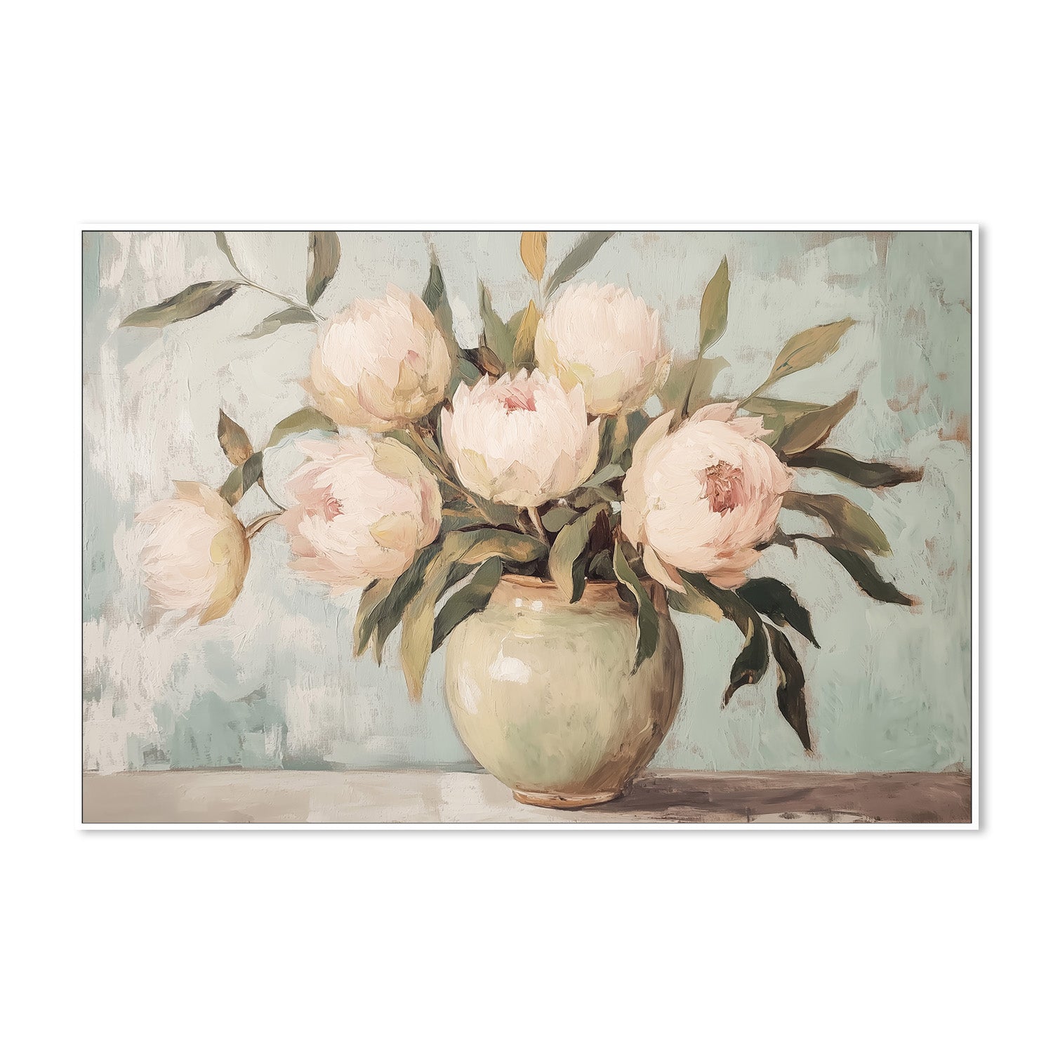 wall-art-print-canvas-poster-framed-Peonies Flower Still Life , By Melloi Art Prints-5