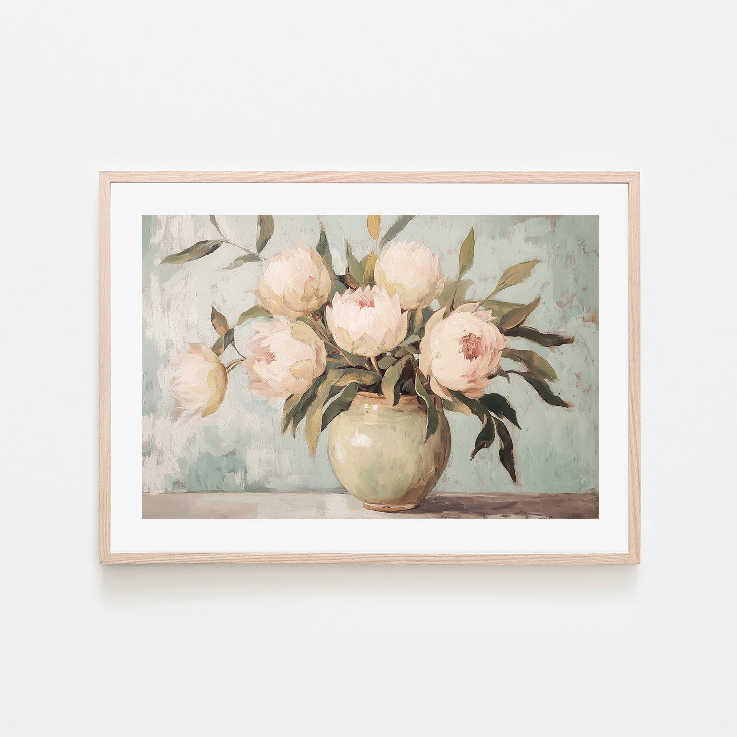 wall-art-print-canvas-poster-framed-Peonies Flower Still Life , By Melloi Art Prints-6