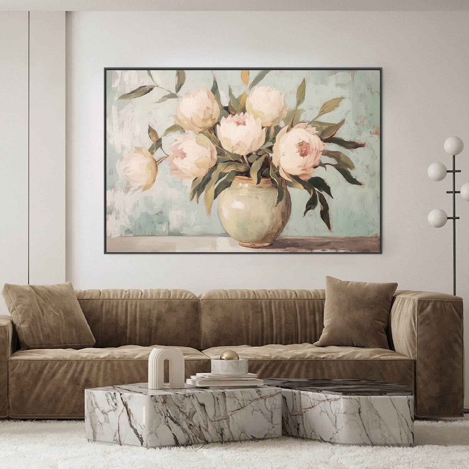 wall-art-print-canvas-poster-framed-Peonies Flower Still Life , By Melloi Art Prints-7