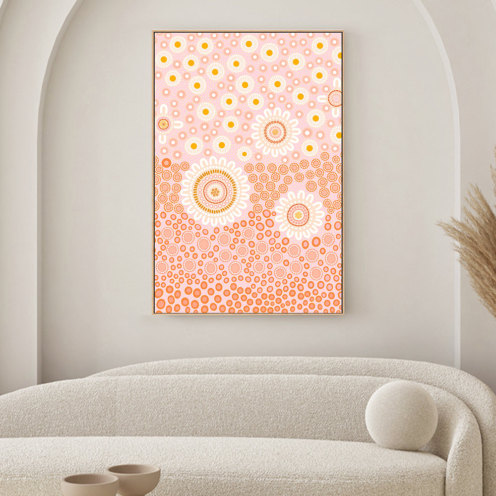 wall-art-print-canvas-poster-framed-People Among the wildflowers, Style A-by-Sherri Cummins-Gioia Wall Art