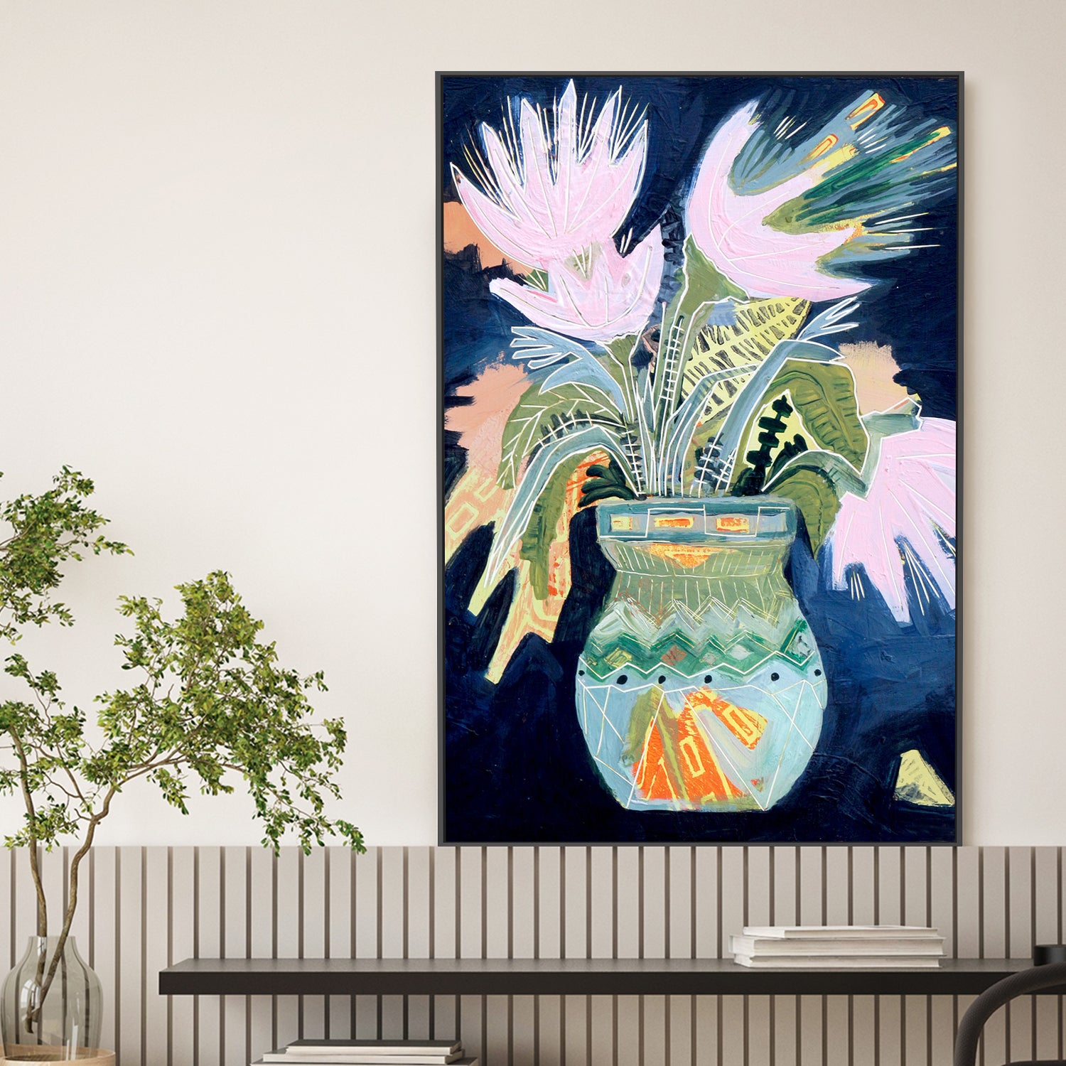 wall-art-print-canvas-poster-framed-Perfect Pink-7