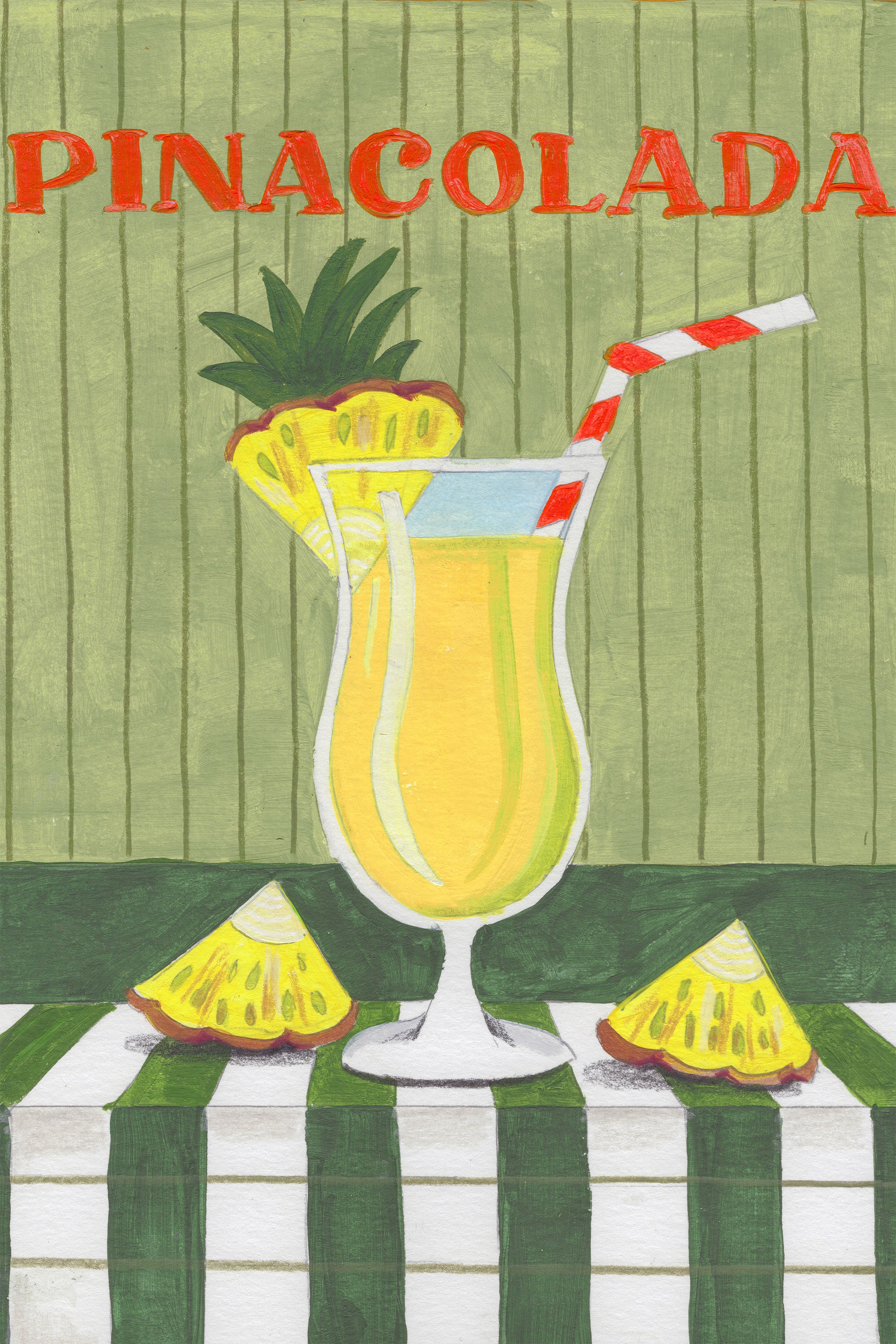 wall-art-print-canvas-poster-framed-Pina Colada Delight-1