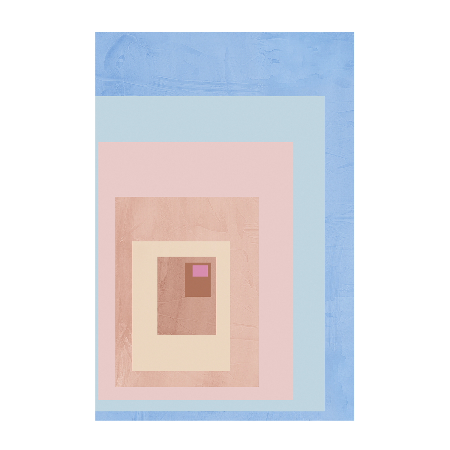 wall-art-print-canvas-poster-framed-Pink Block Colour, Style A & B, Set Of 2 , By JL Design-8