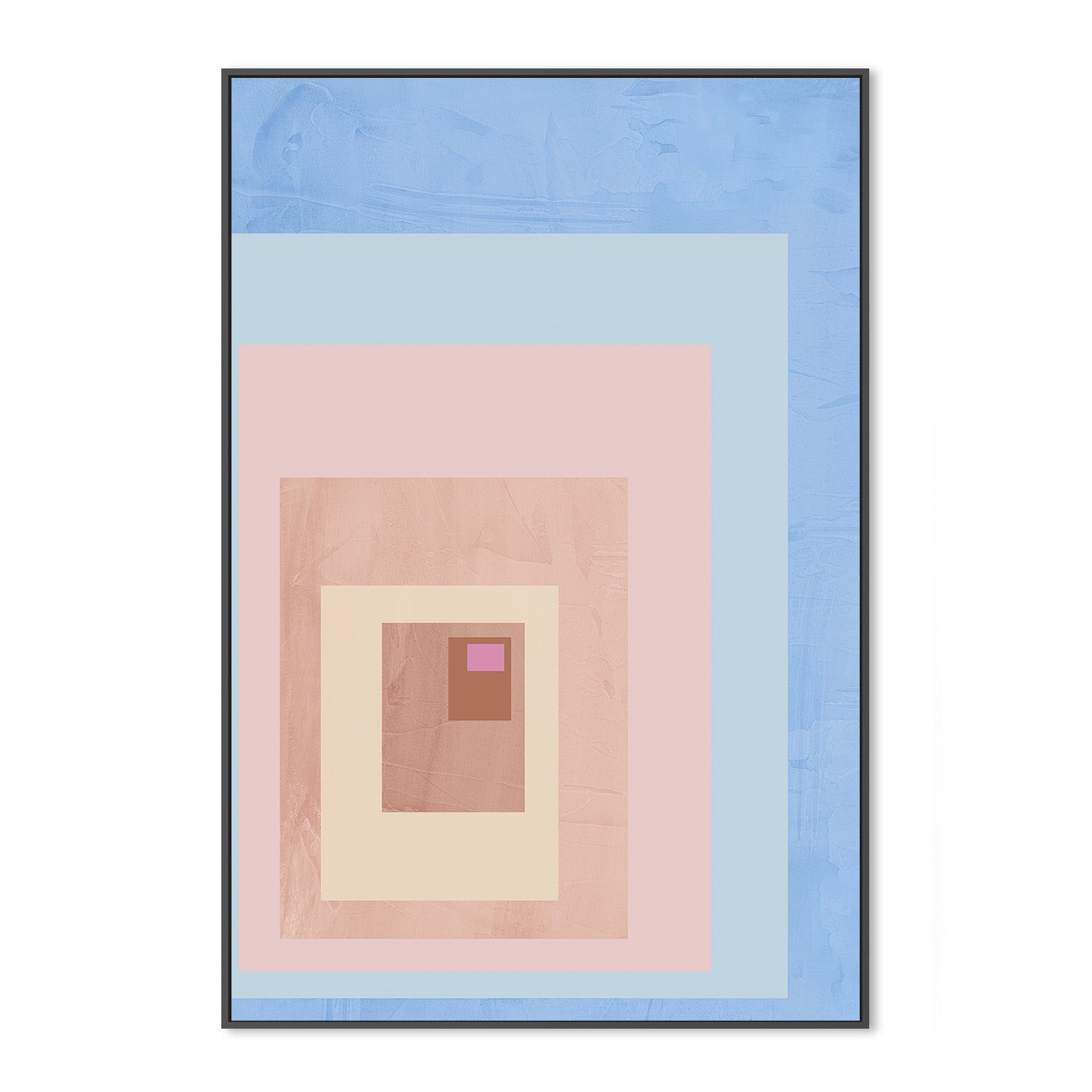 wall-art-print-canvas-poster-framed-Pink Block Colour, Style A , By JL Design-3