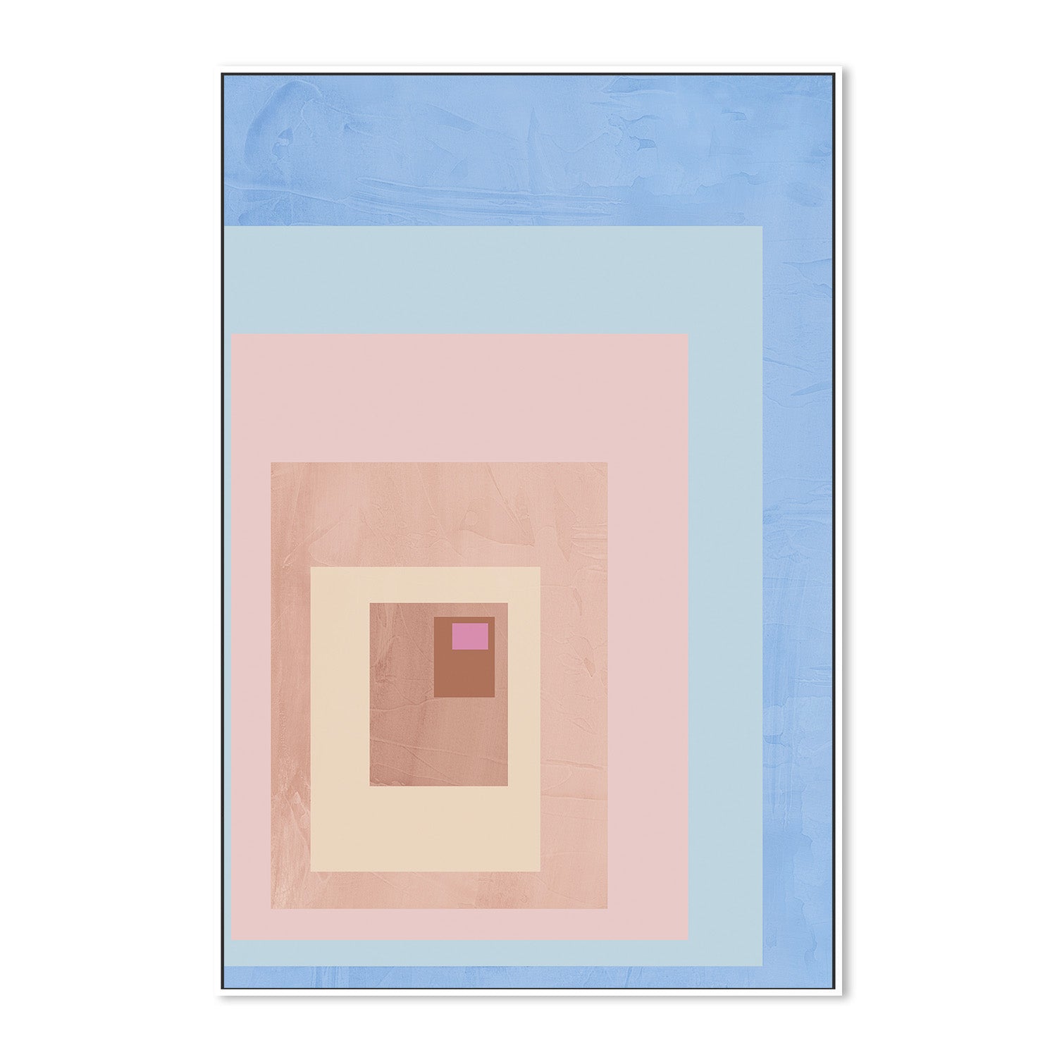wall-art-print-canvas-poster-framed-Pink Block Colour, Style A , By JL Design-5