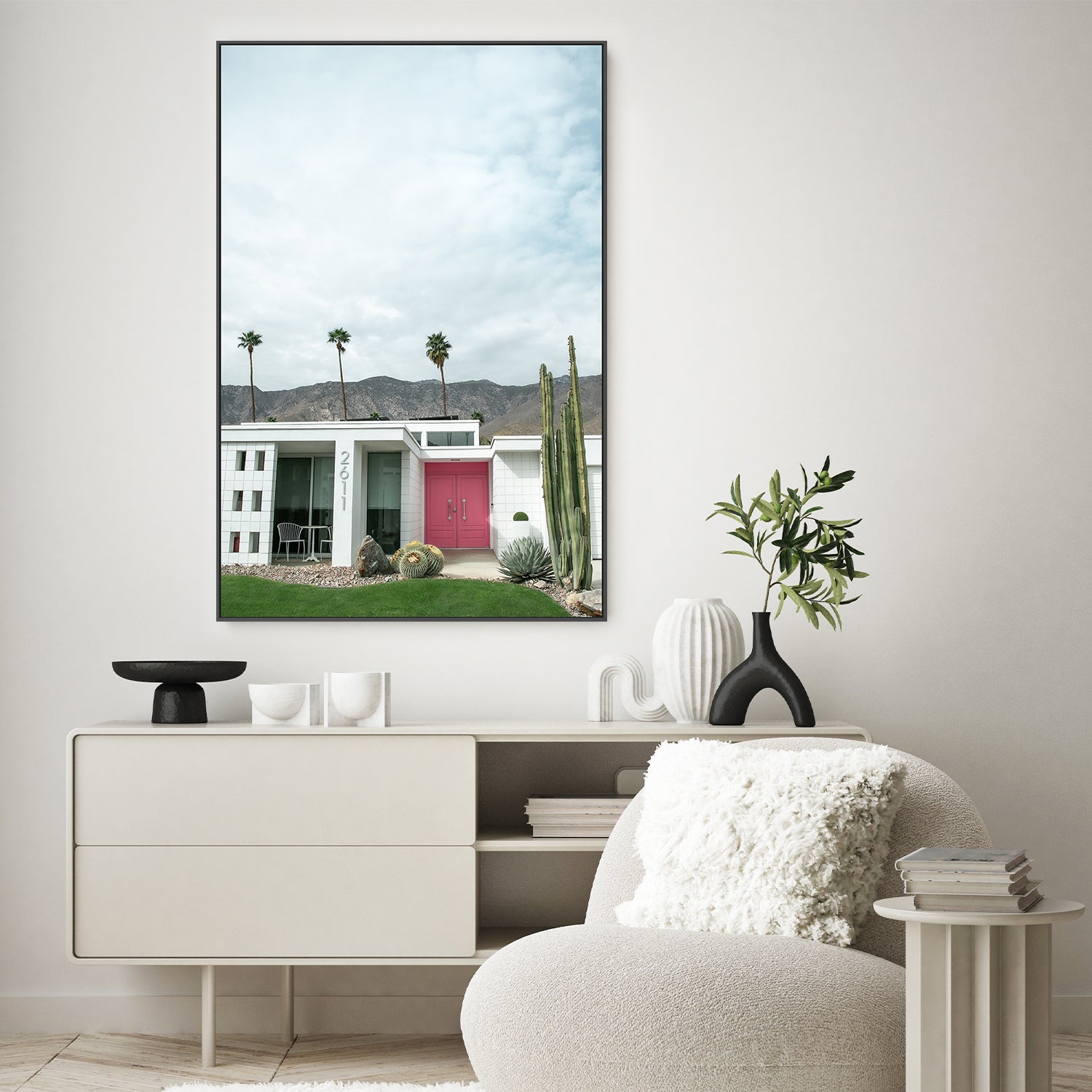 wall-art-print-canvas-poster-framed-Pink Door V , By Tricia Brennan-8