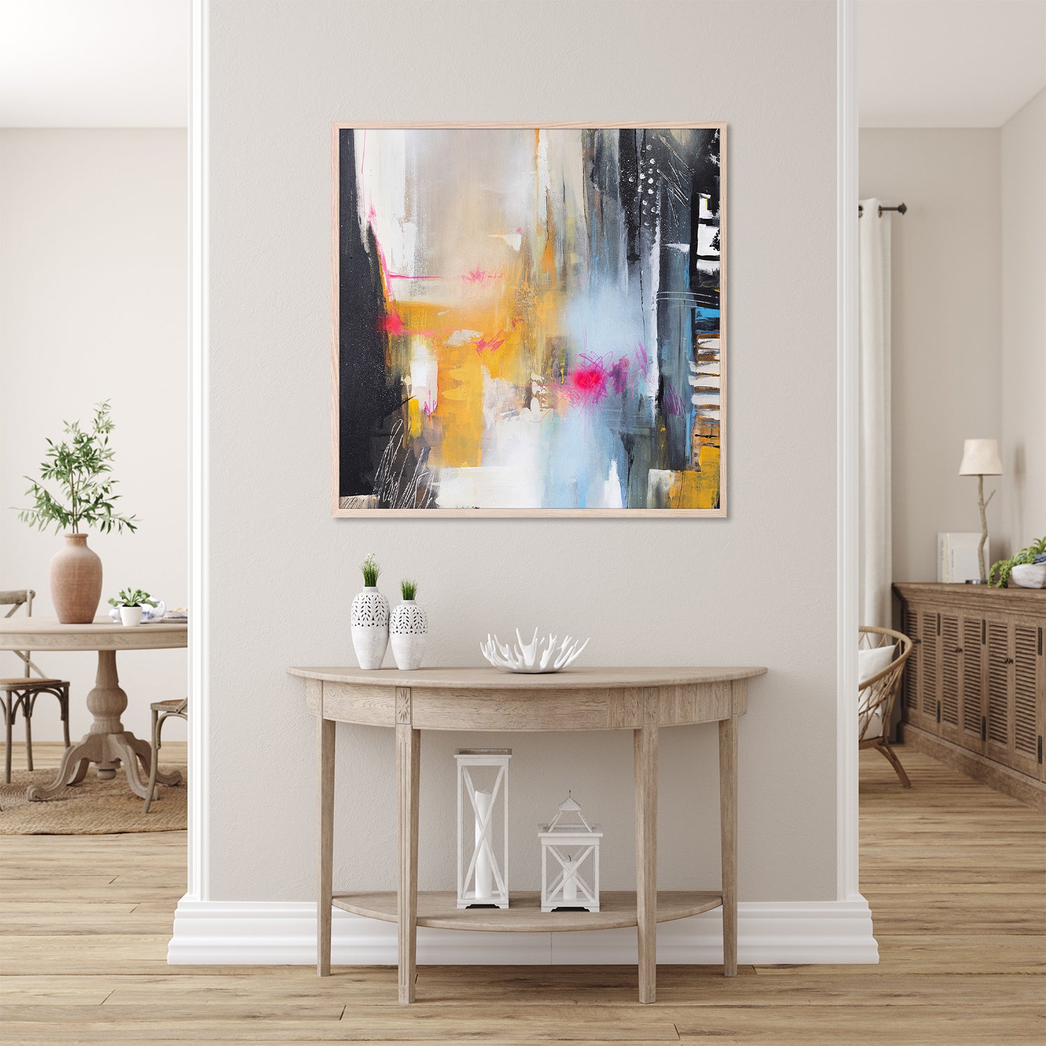 wall-art-print-canvas-poster-framed-Pink Frequency-8