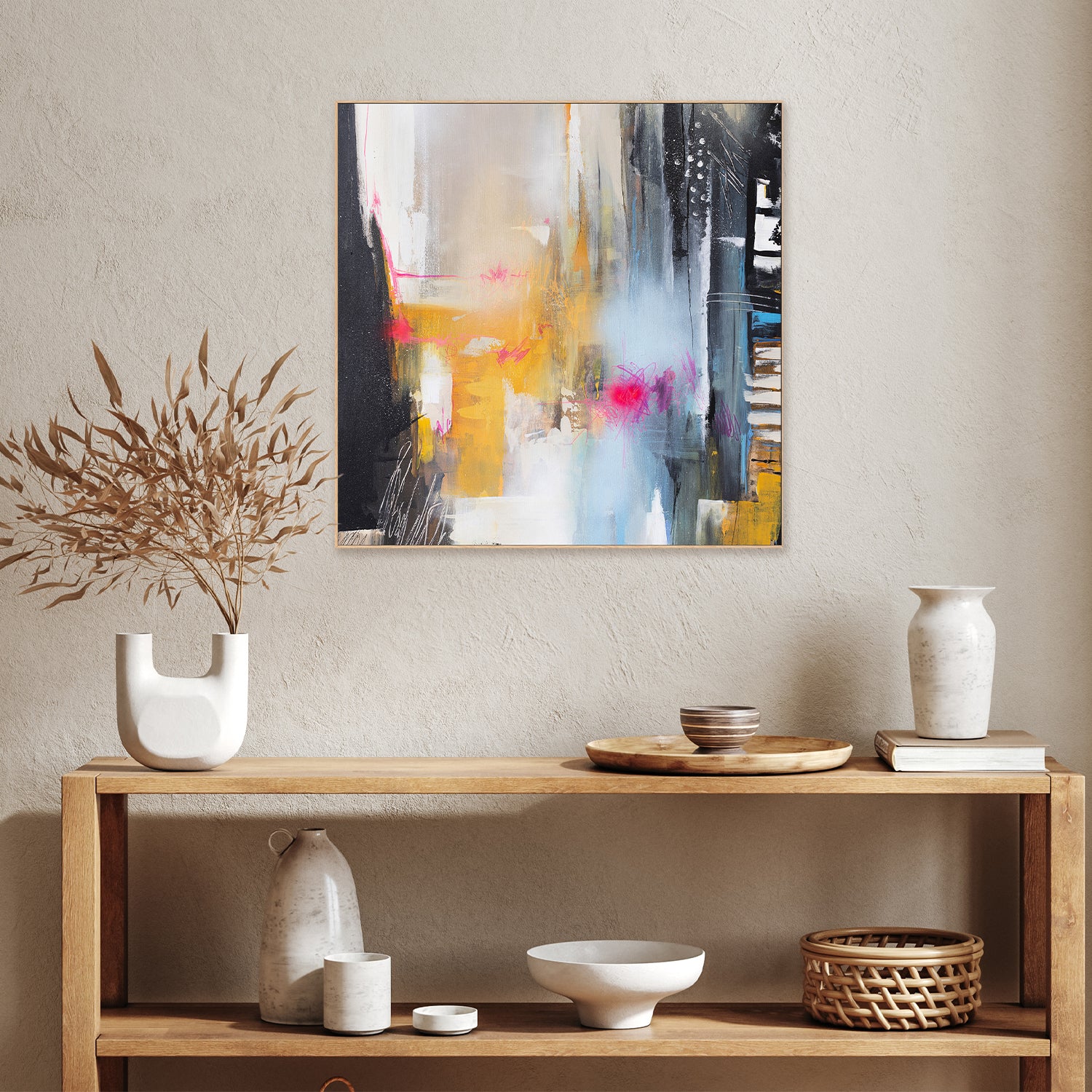 wall-art-print-canvas-poster-framed-Pink Frequency-9