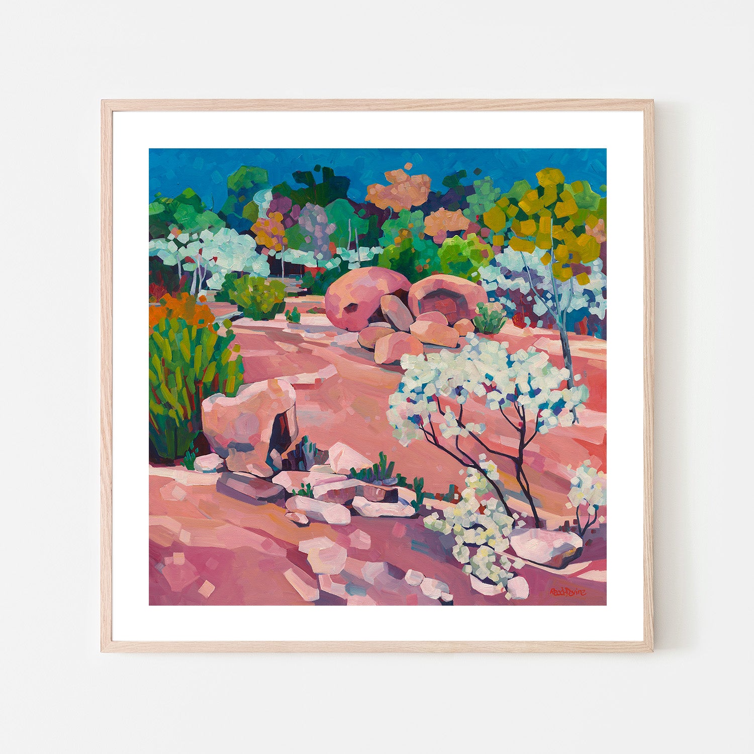 wall-art-print-canvas-poster-framed-Pink Granite-6