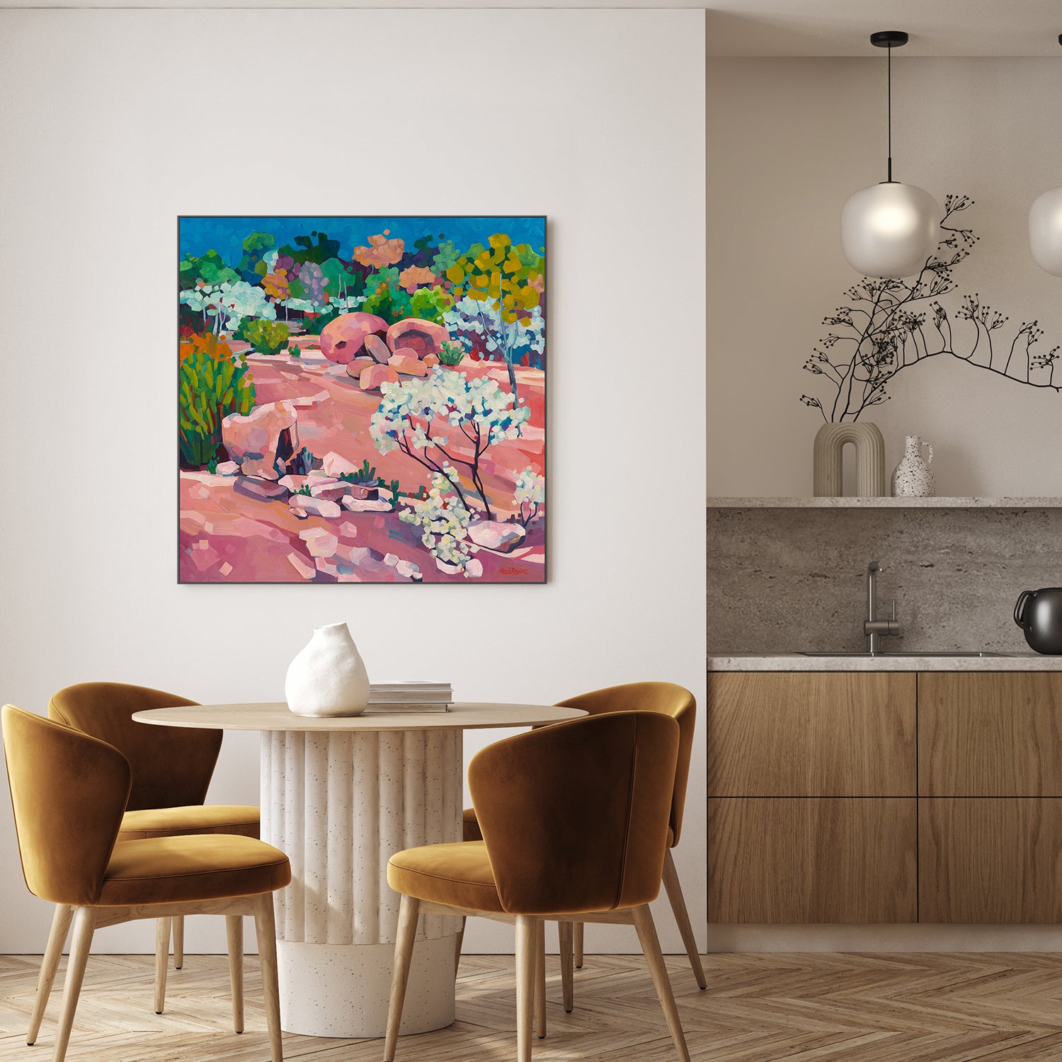 wall-art-print-canvas-poster-framed-Pink Granite-7