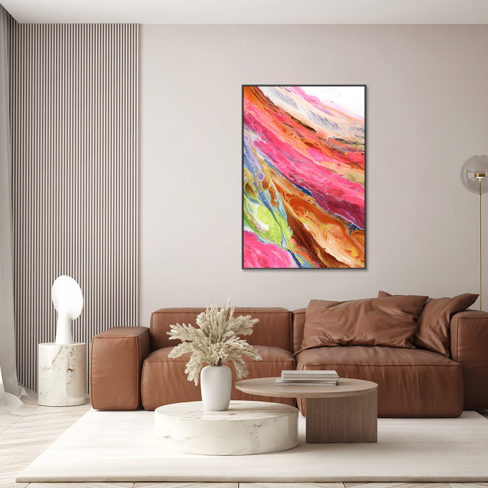 wall-art-print-canvas-poster-framed-Pink Light , Style C , By Blakely Bering-2