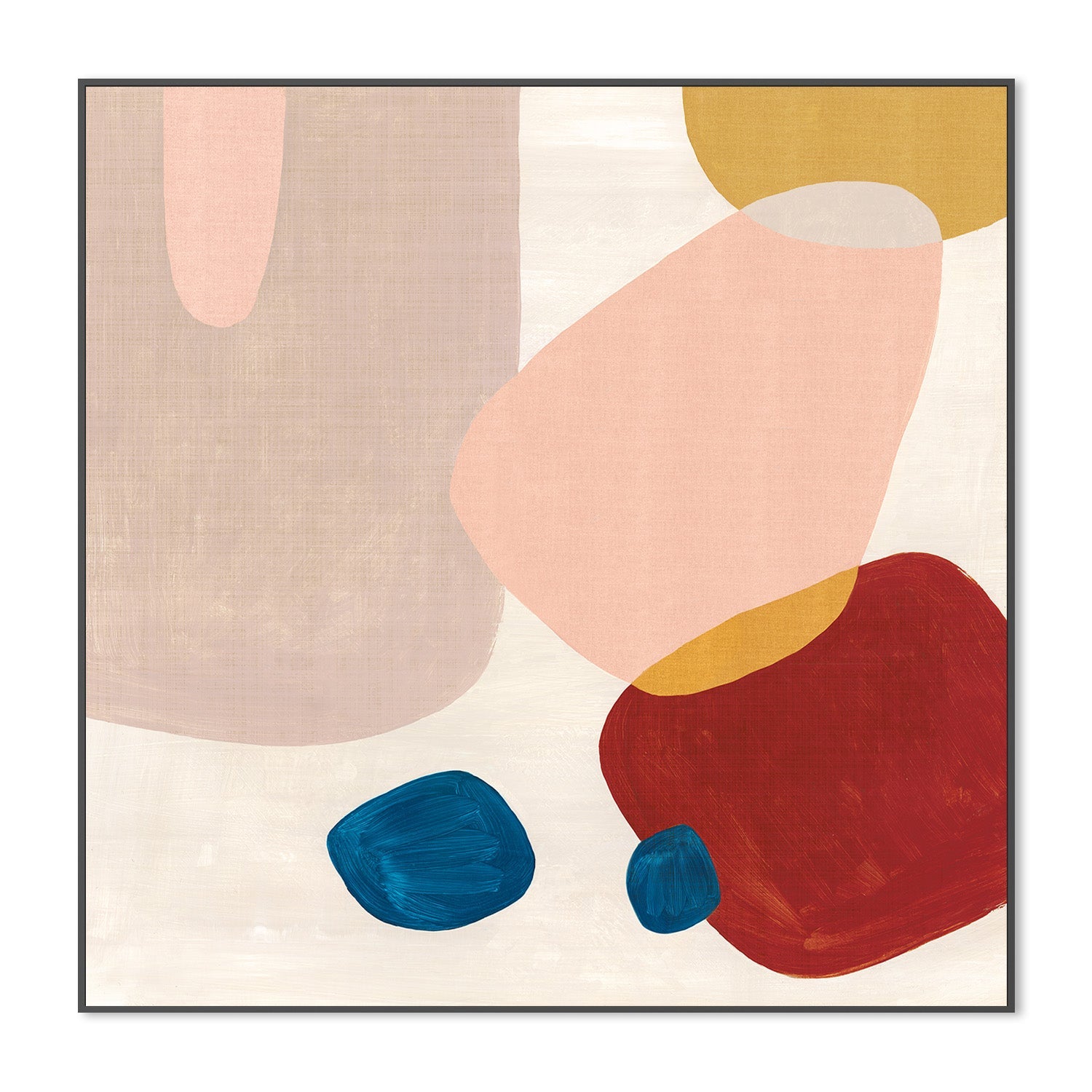 wall-art-print-canvas-poster-framed-Pink Pebbles, Style B , By Eva Watts-3