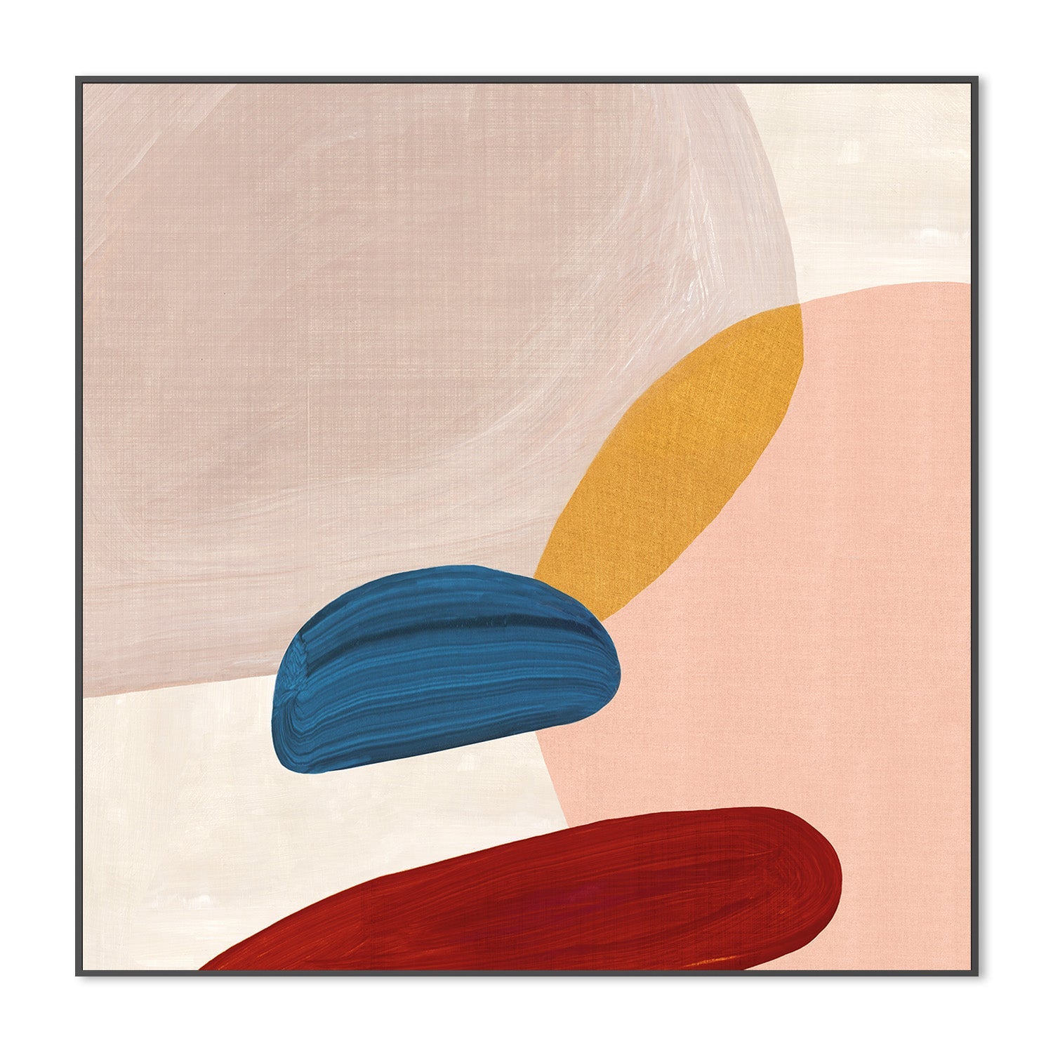 wall-art-print-canvas-poster-framed-Pink Pebbles, Style C , By Eva Watts-3