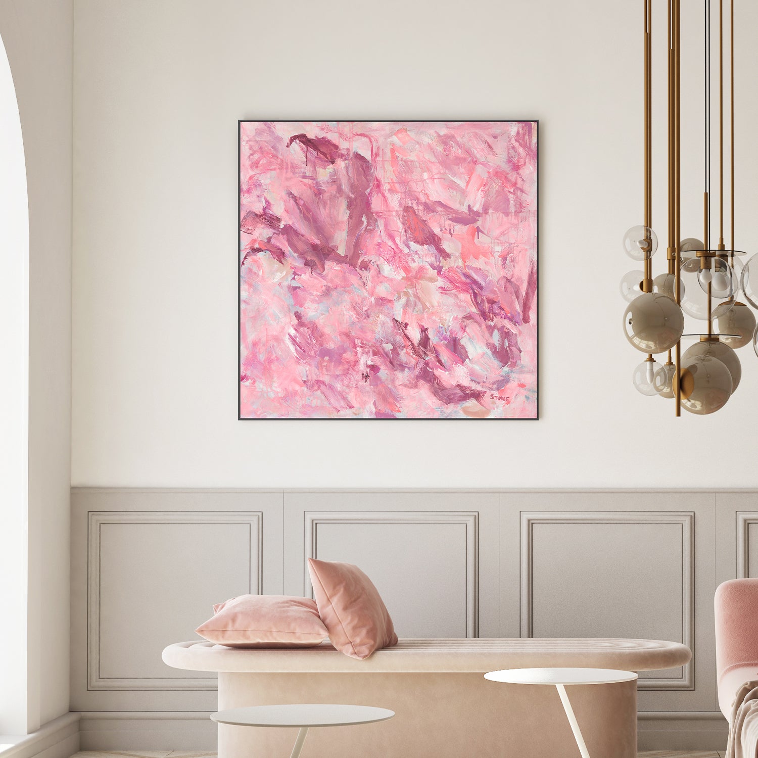 wall-art-print-canvas-poster-framed-Pink Reverie-2