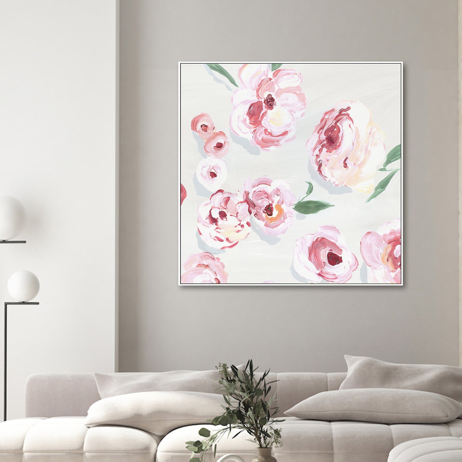 wall-art-print-canvas-poster-framed-Pink Rose Garden, Style A , By Isabelle Z-2