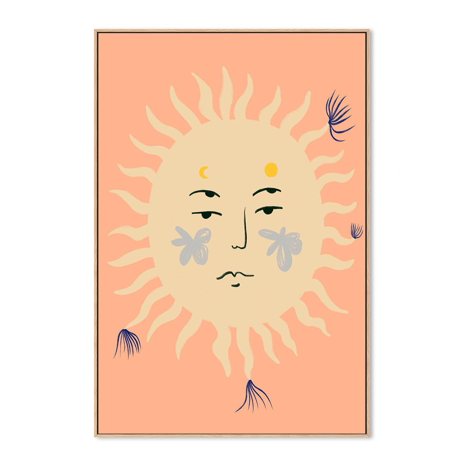 wall-art-print-canvas-poster-framed-Pink Sun , By Sandra Poliakov-4