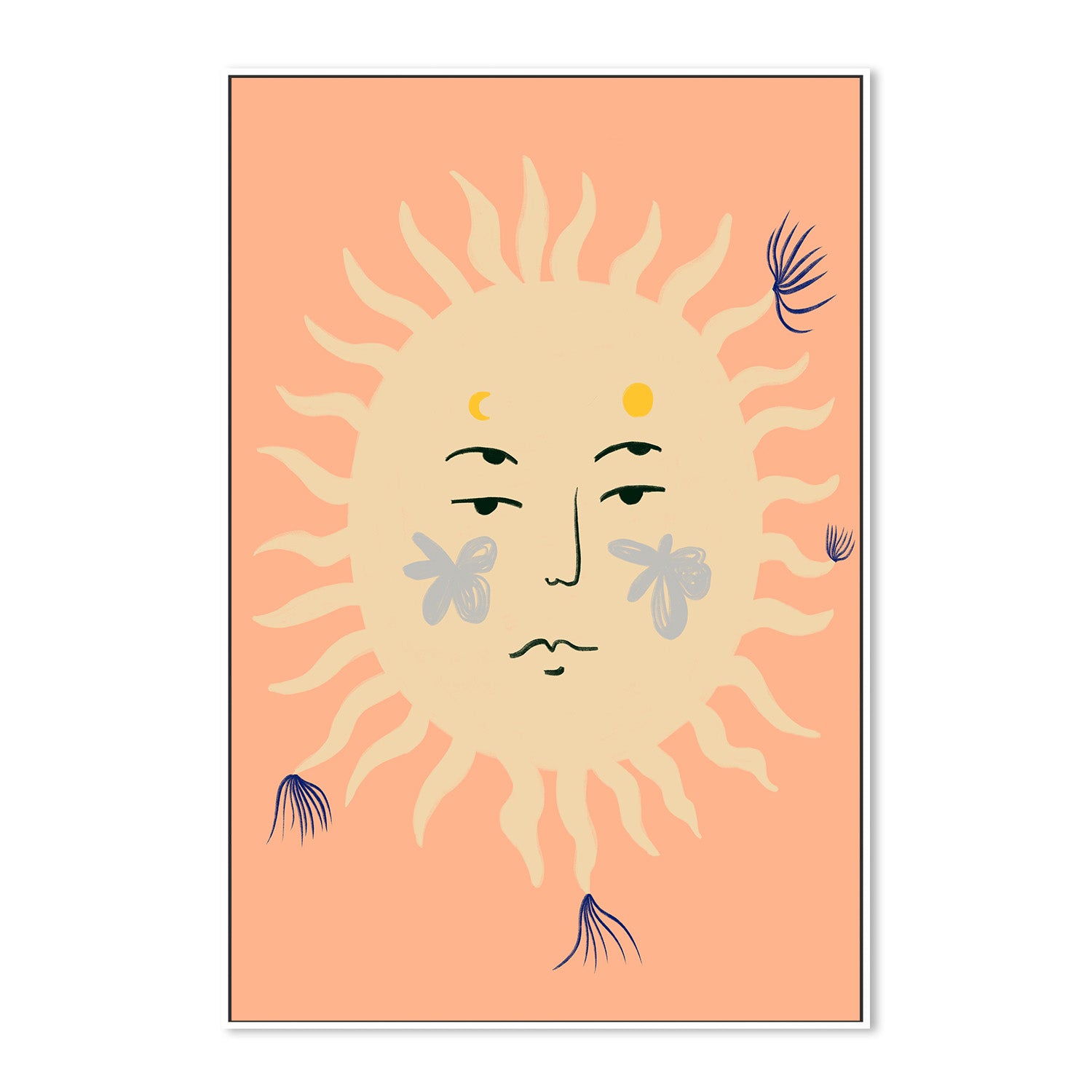 wall-art-print-canvas-poster-framed-Pink Sun , By Sandra Poliakov-5