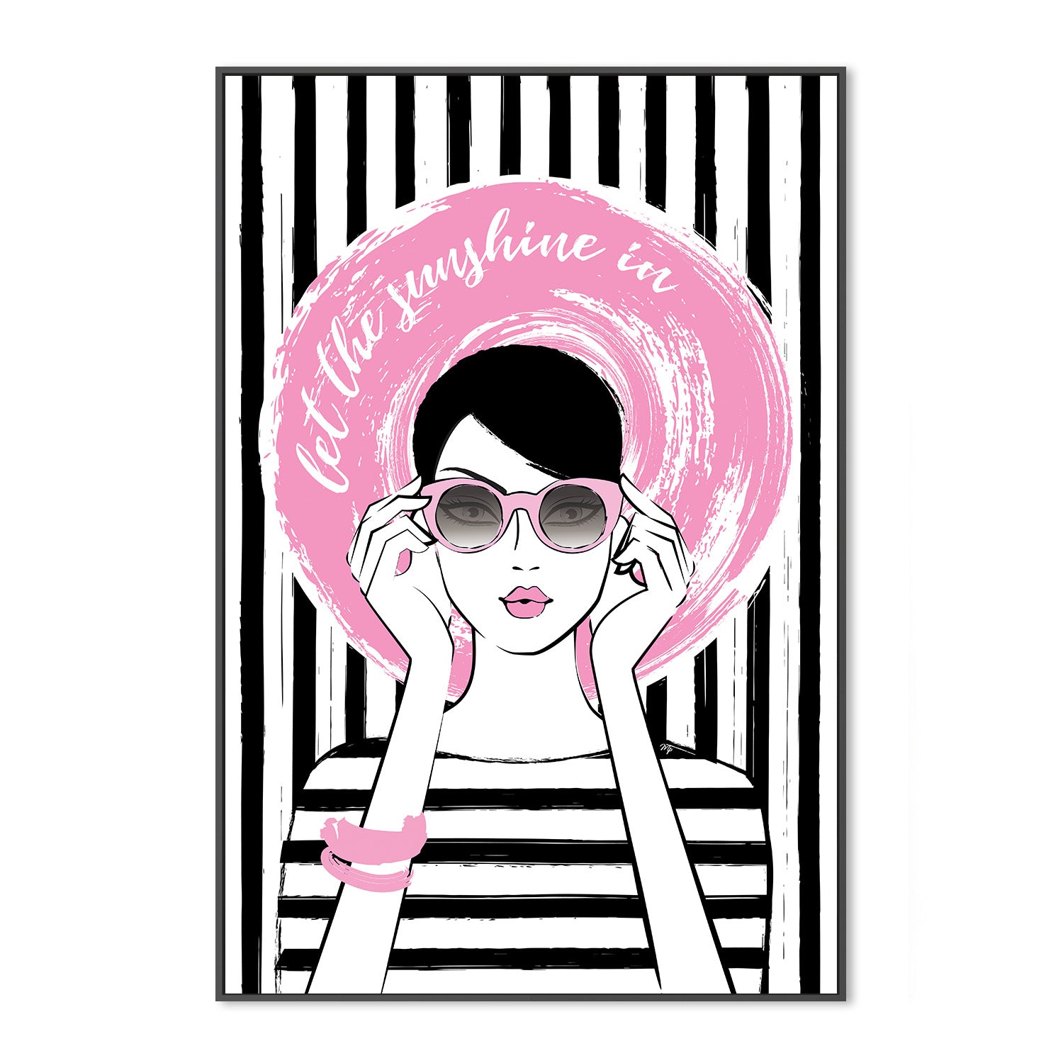 wall-art-print-canvas-poster-framed-Pink Sunglasses Vibe-3