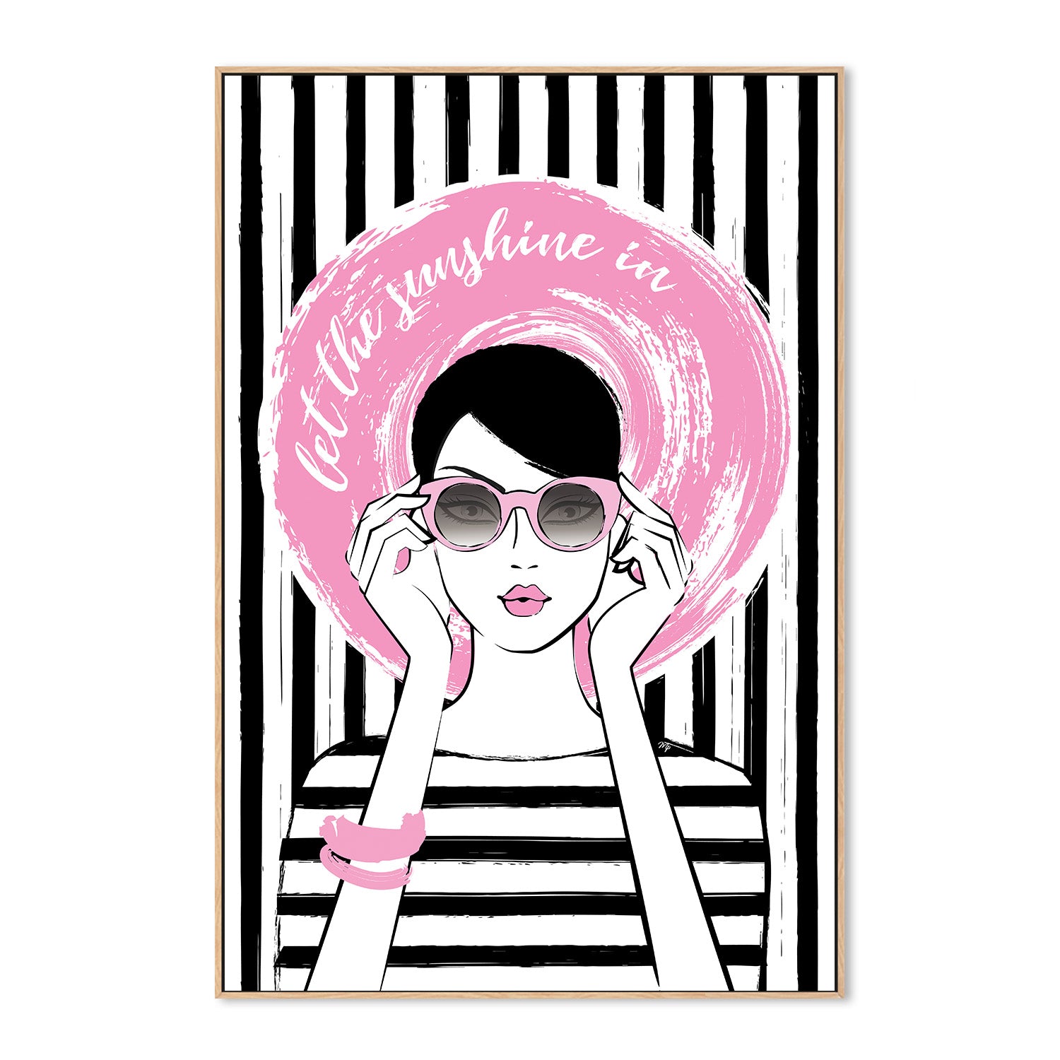wall-art-print-canvas-poster-framed-Pink Sunglasses Vibe-4