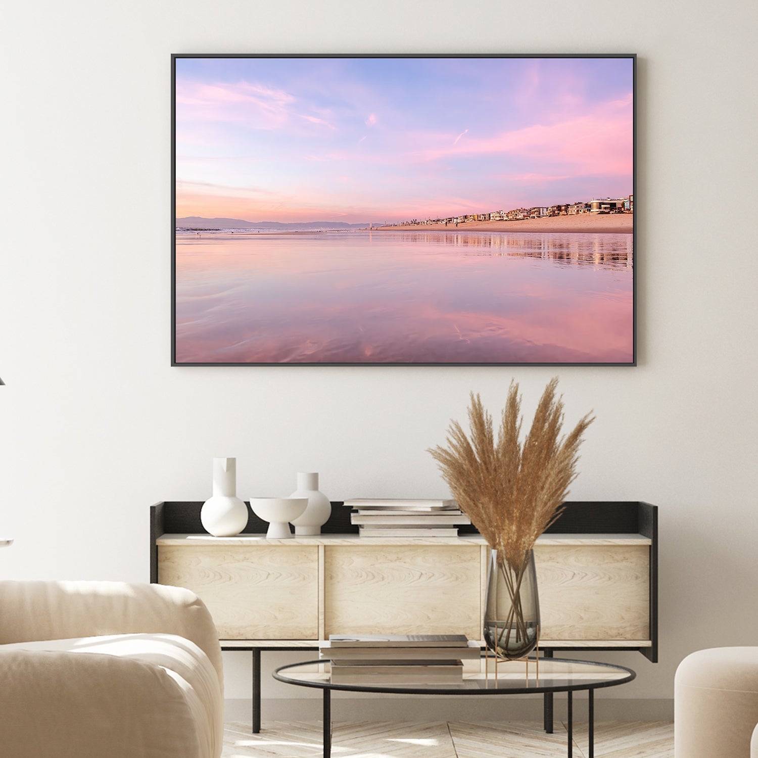 wall-art-print-canvas-poster-framed-Pink Sunset , By Richard Podgurski-2