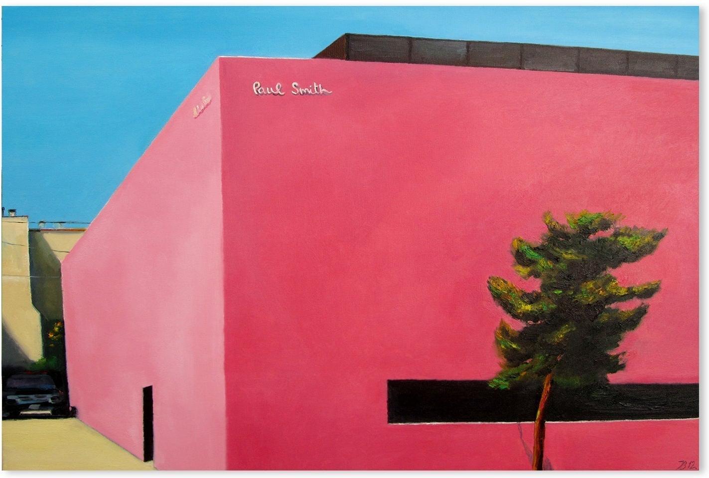 wall-art-print-canvas-poster-framed-Pink Wall-by-Ieva Baklane-Gioia Wall Art
