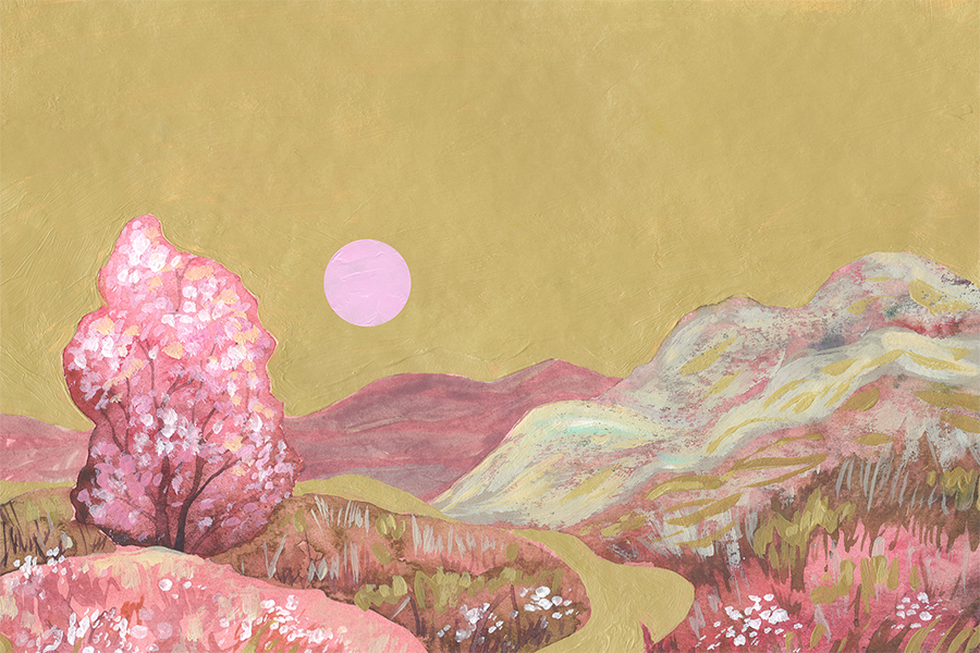 wall-art-print-canvas-poster-framed-Pistachio Dawn-1