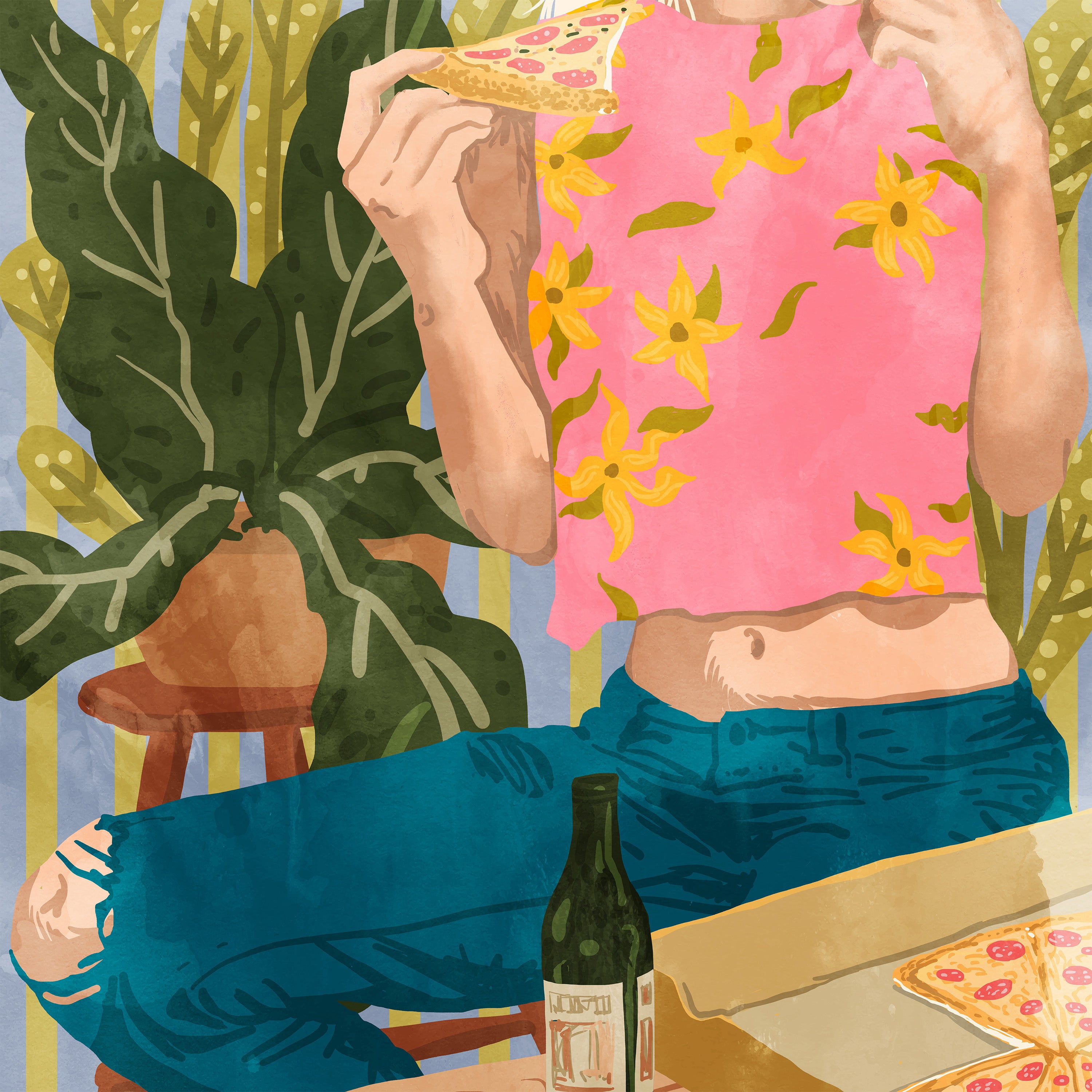 wall-art-print-canvas-poster-framed-Pizza-1