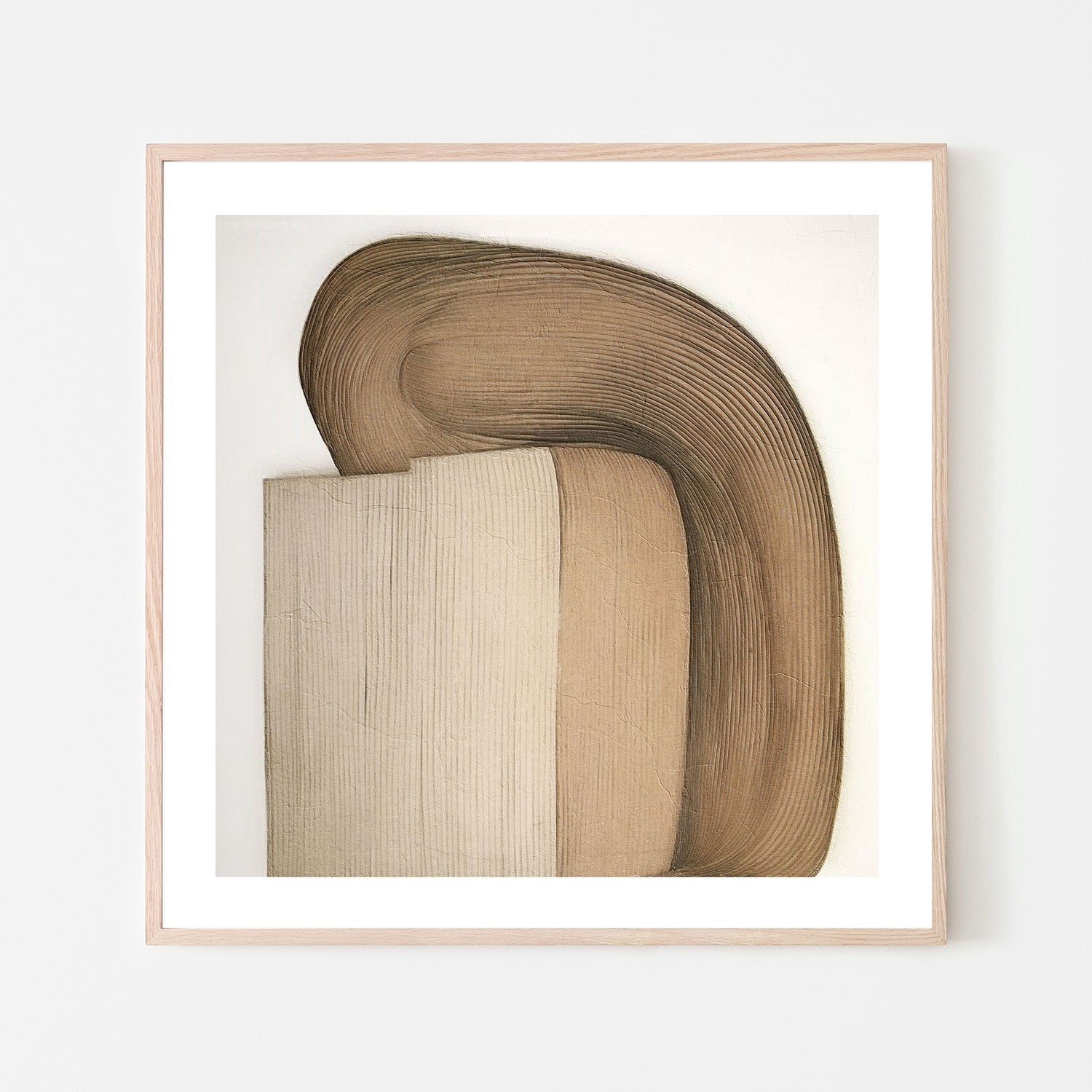 wall-art-print-canvas-poster-framed-Plissê Brown Tan, Style B , By Alma-6