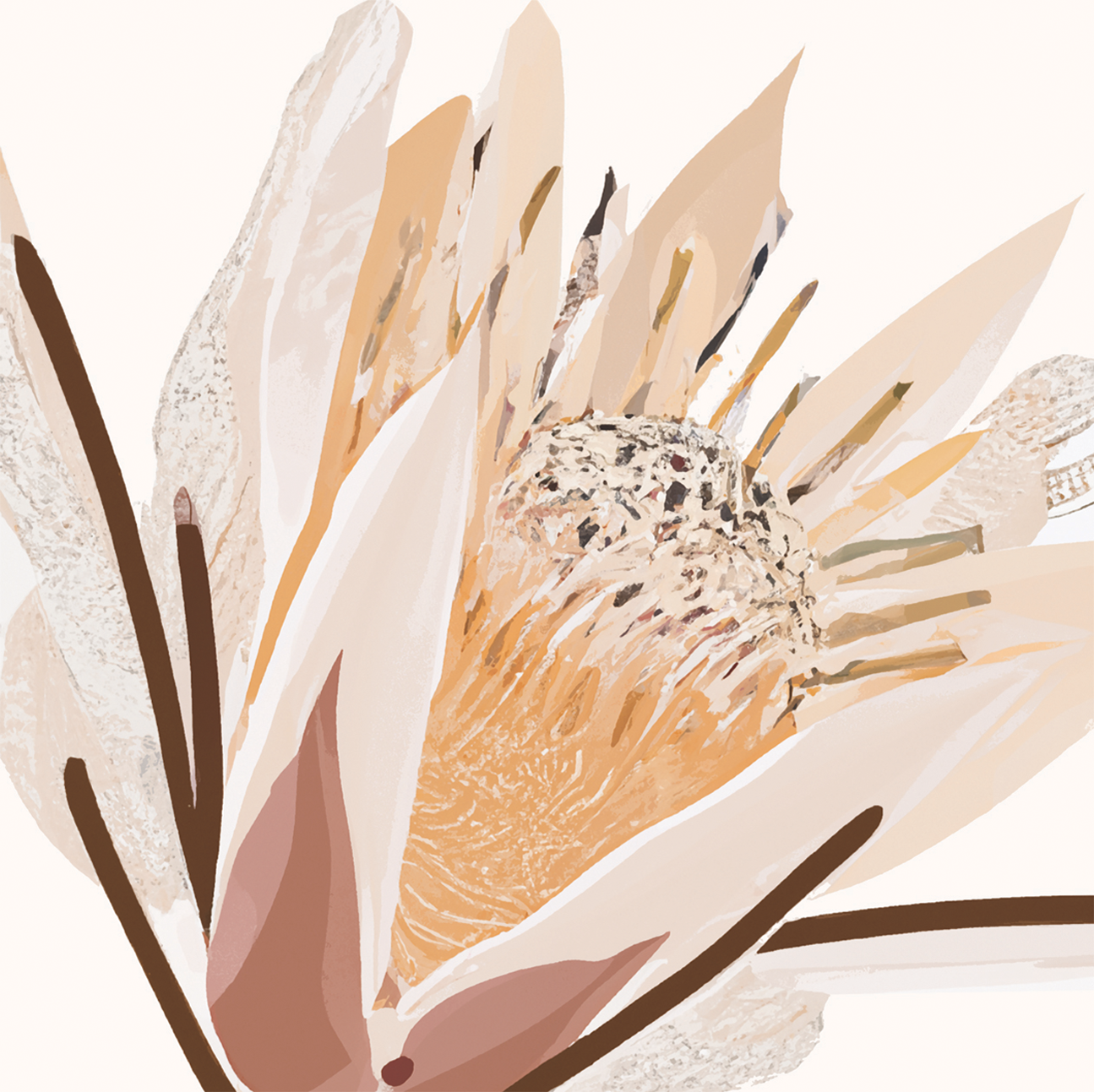 wall-art-print-canvas-poster-framed-Plume Bloom , By Stacey Williams-1