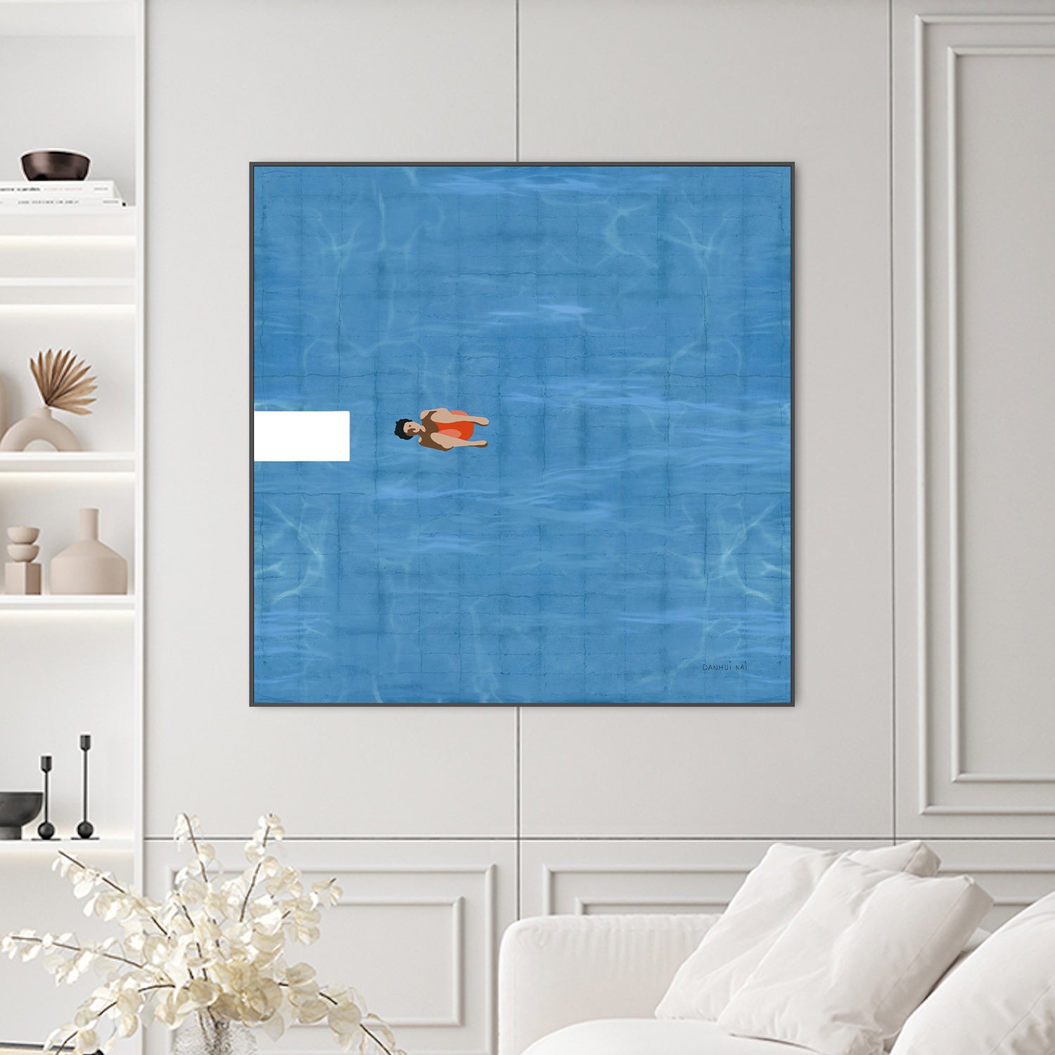 wall-art-print-canvas-poster-framed-Pool Fun, Style B-2