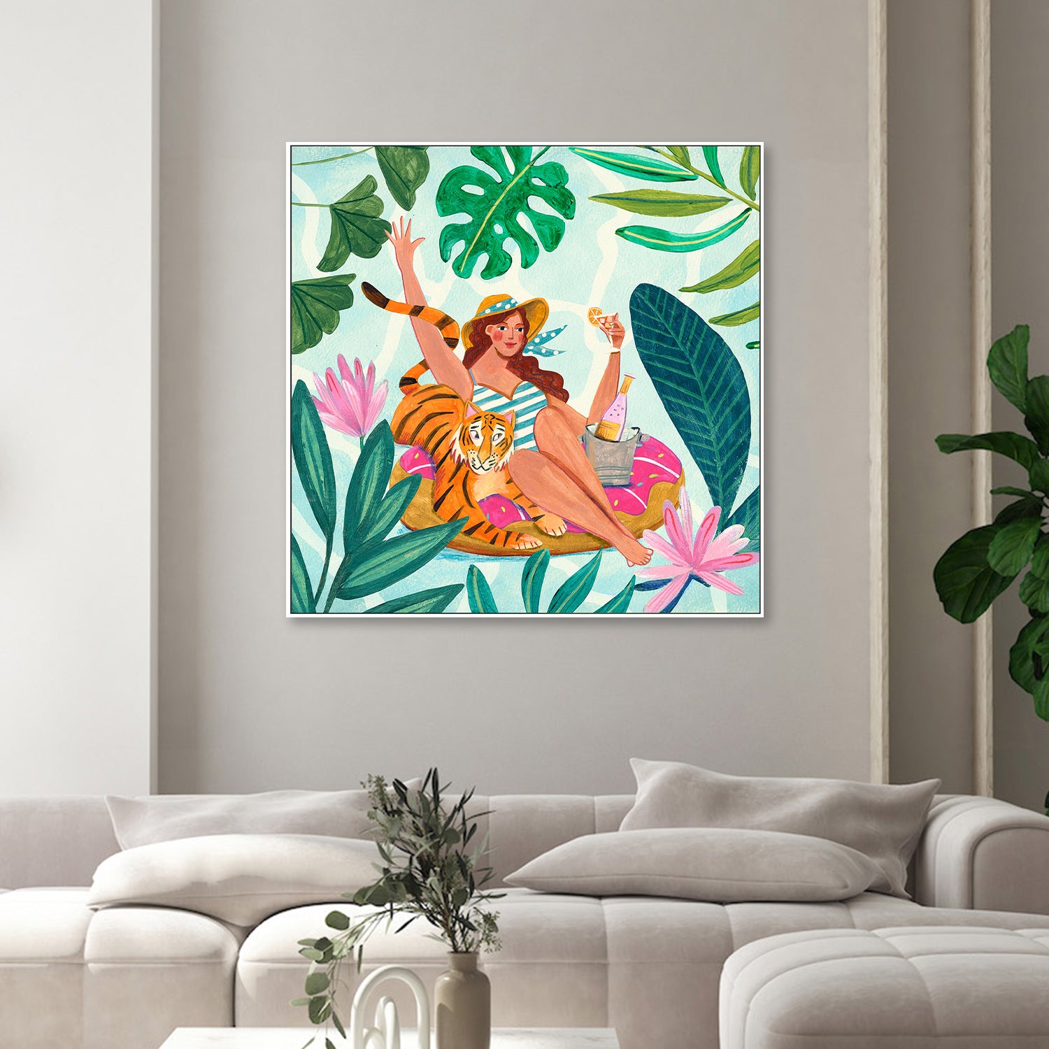 wall-art-print-canvas-poster-framed-Pool Party-7